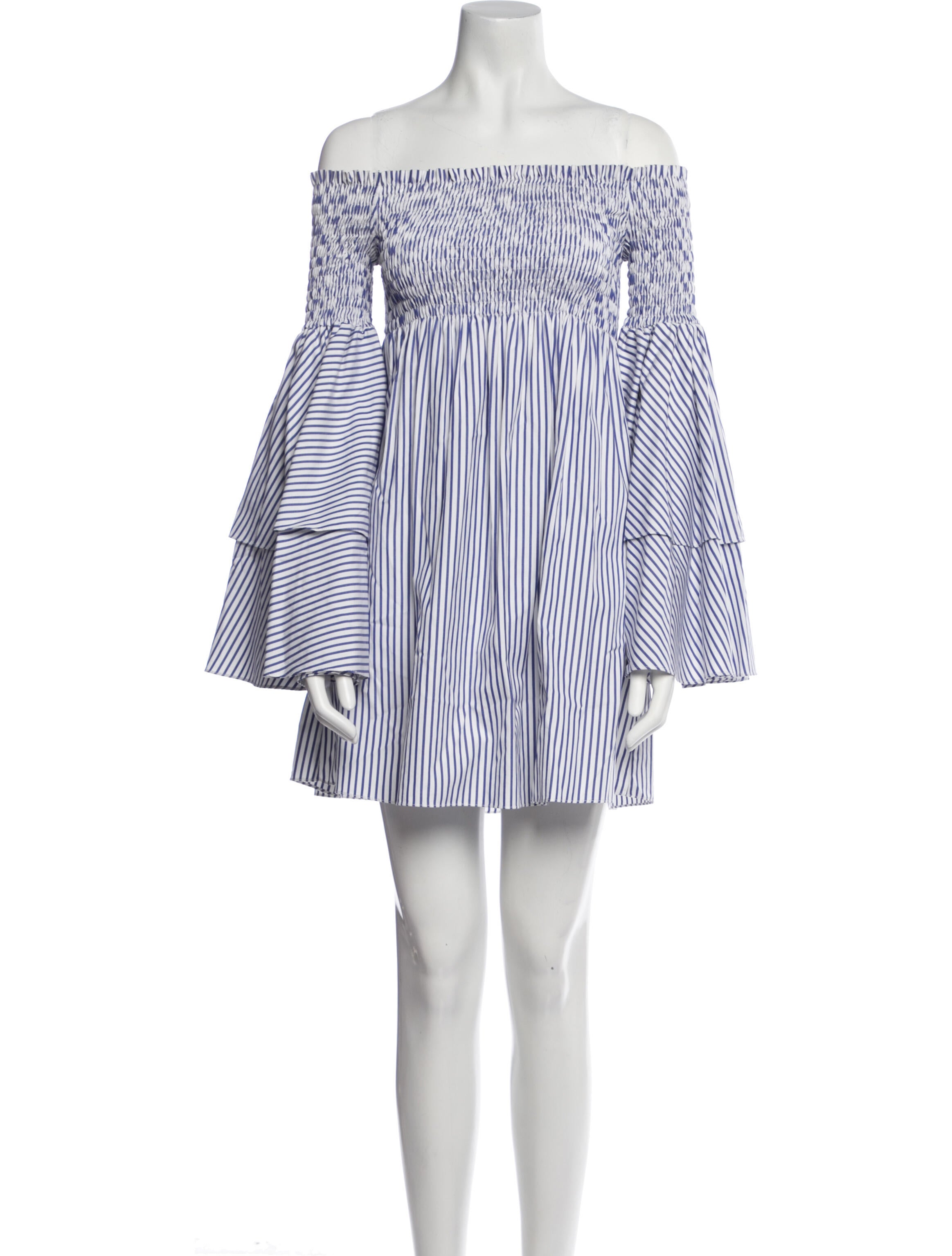 Caroline Constas Striped Mini Dress