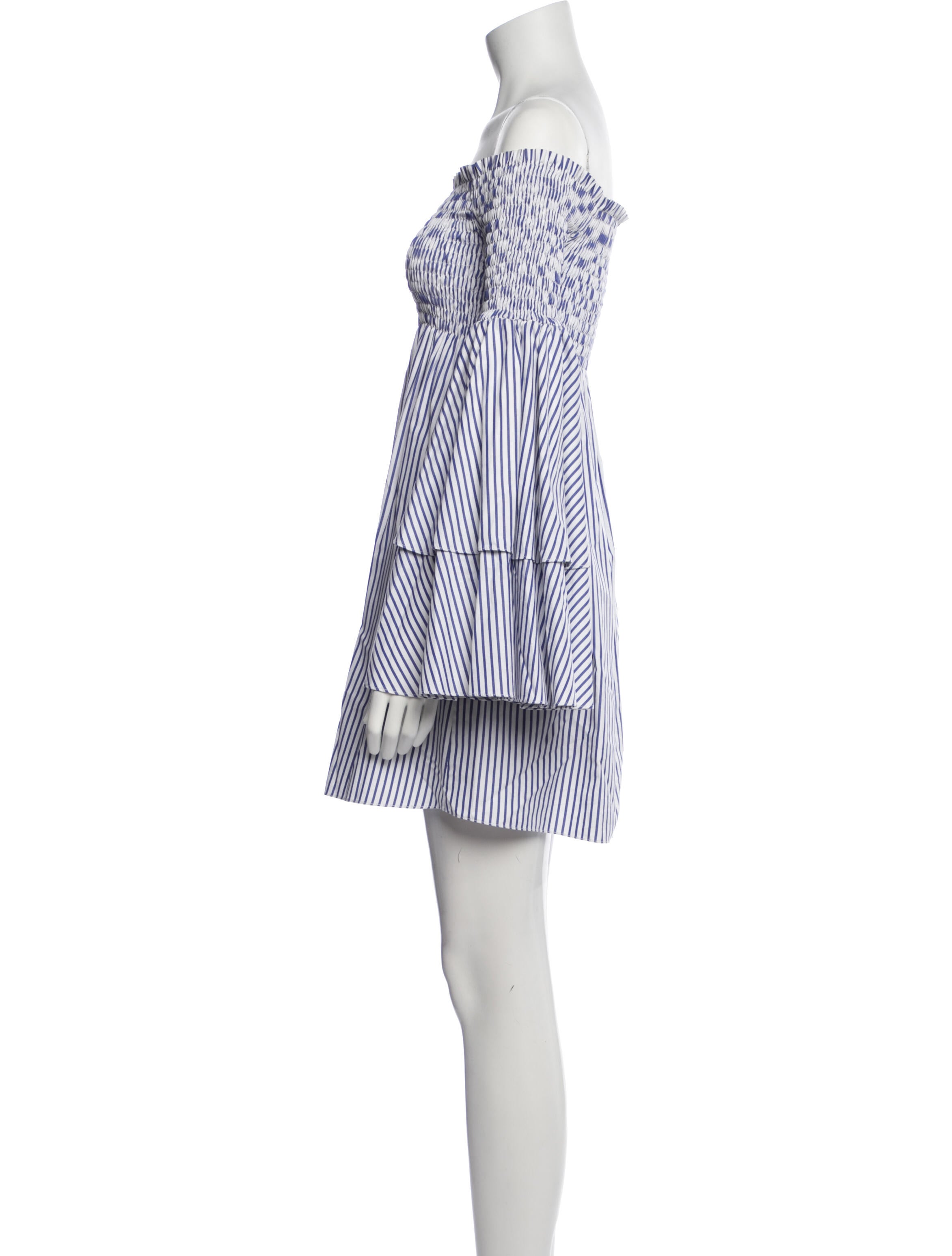 Caroline Constas Striped Mini Dress