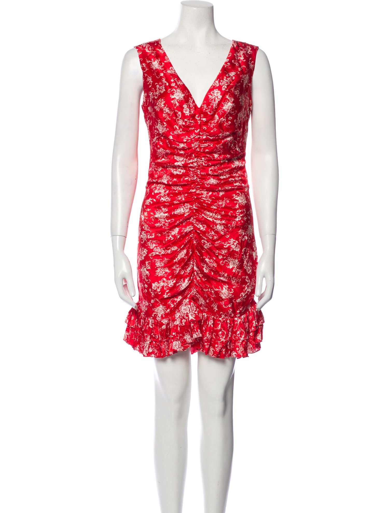 Caroline Constas Silk Mini Dress