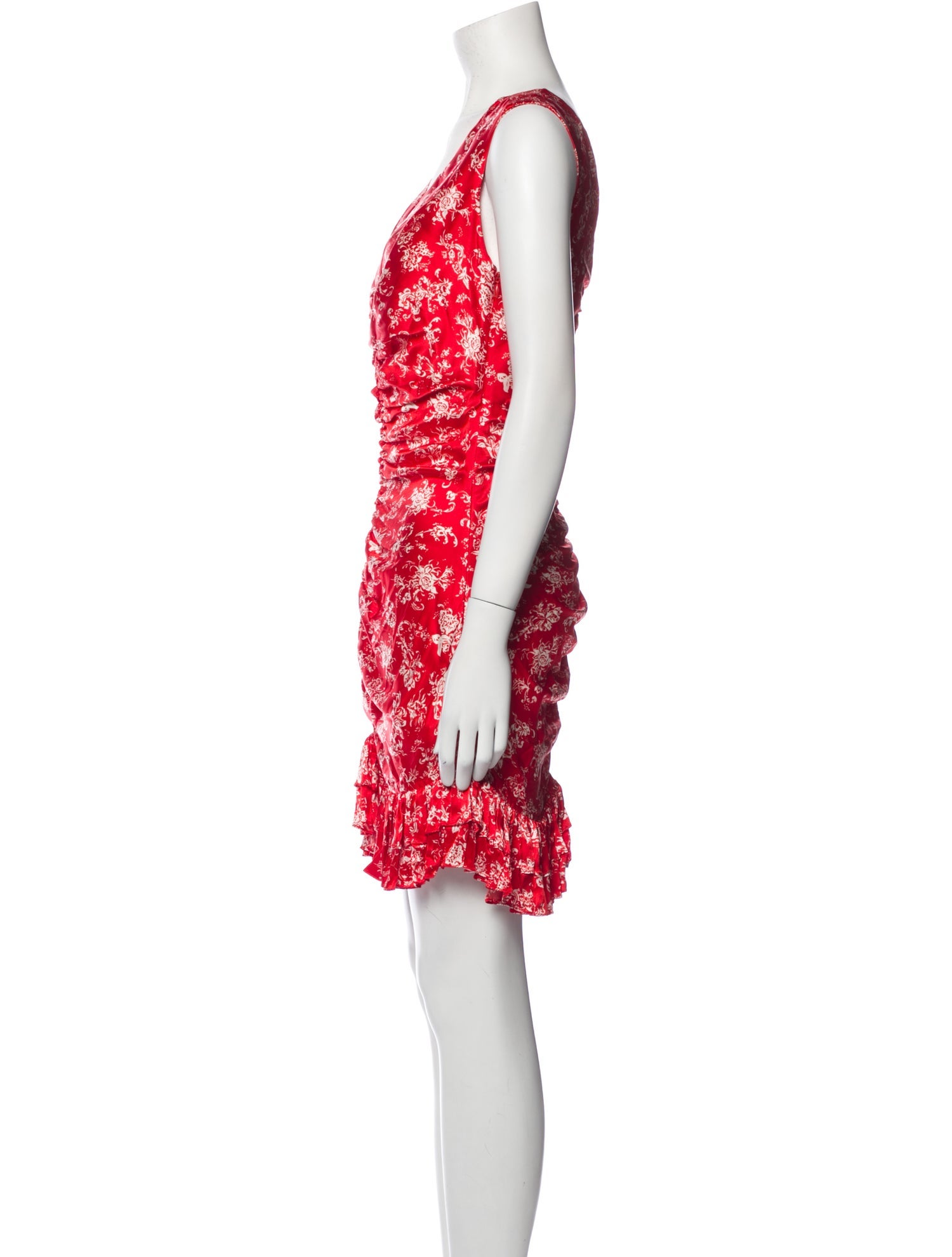 Caroline Constas Silk Mini Dress