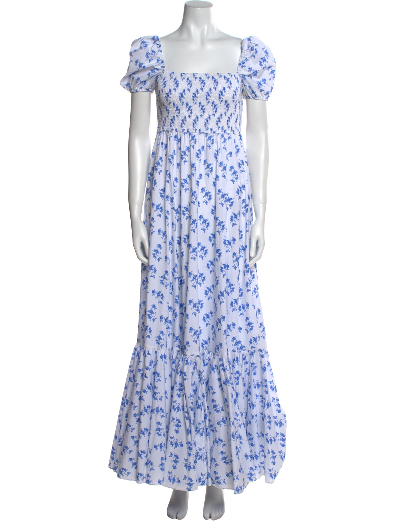 Caroline Constas Floral Print Long Dress