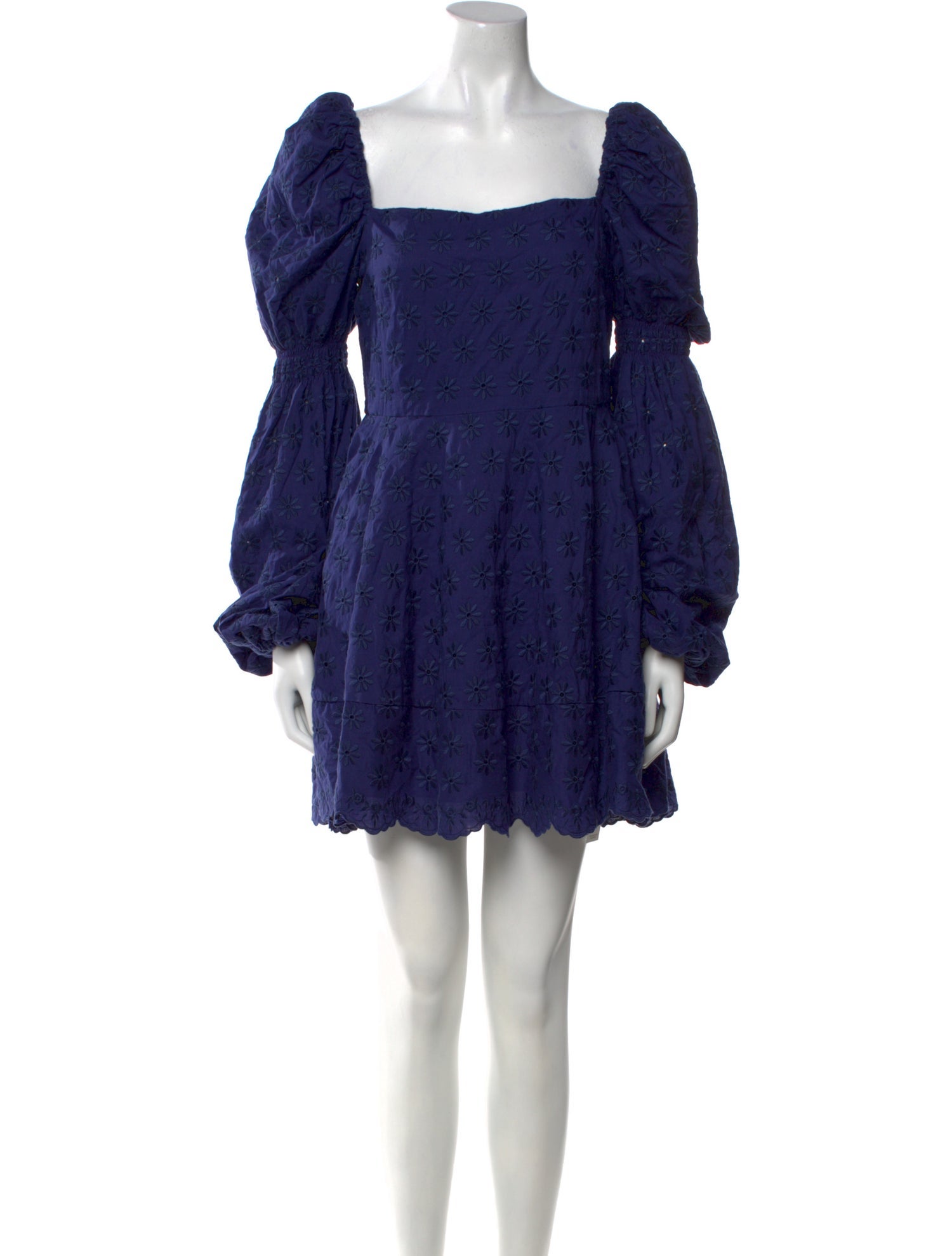 Caroline Constas Square Neckline Mini Dress