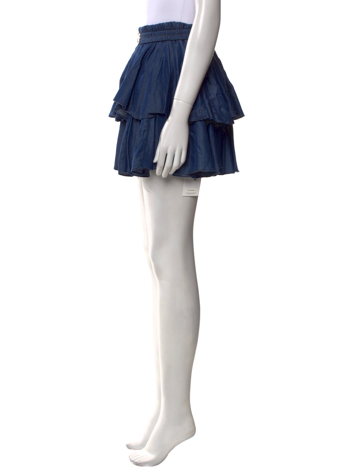 Caroline Constas Satin Mini Skirt