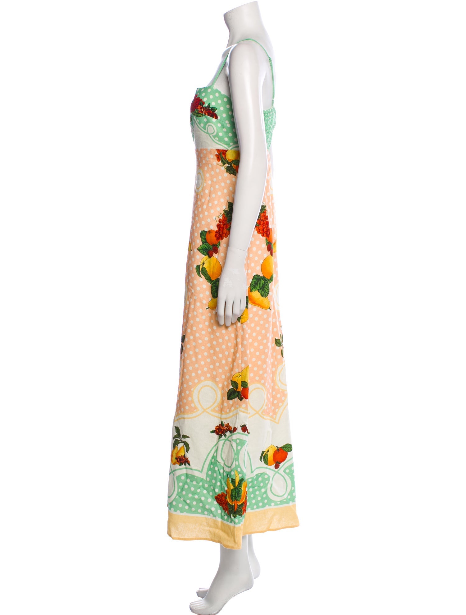 Caroline Constas Floral Print Long Dress