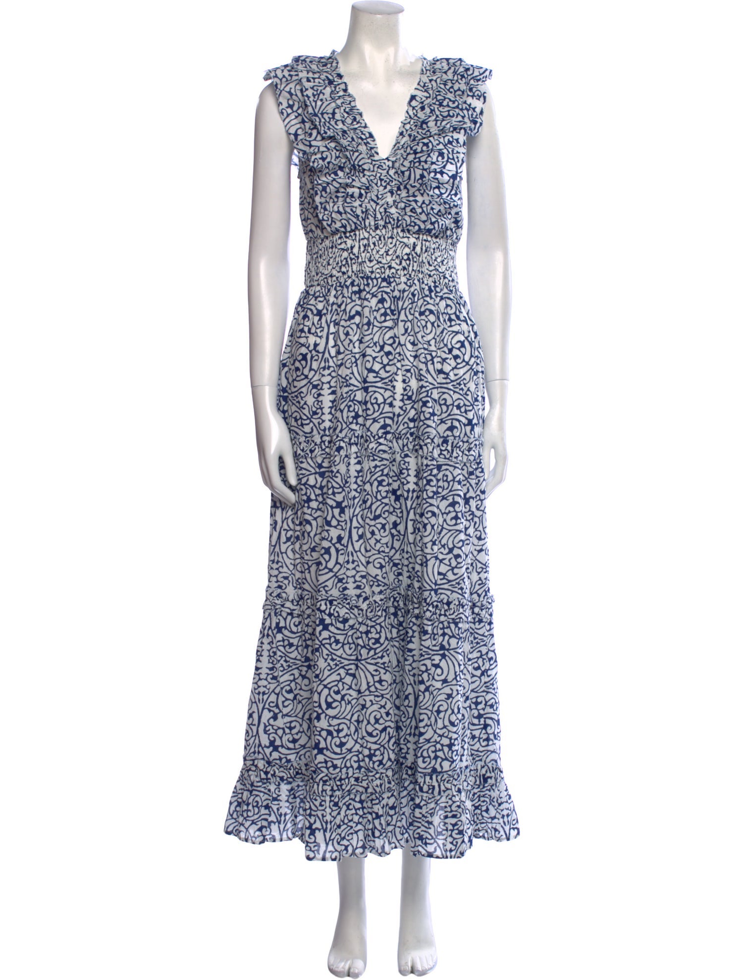 Caroline Constas Printed Long Dress w/ Tags