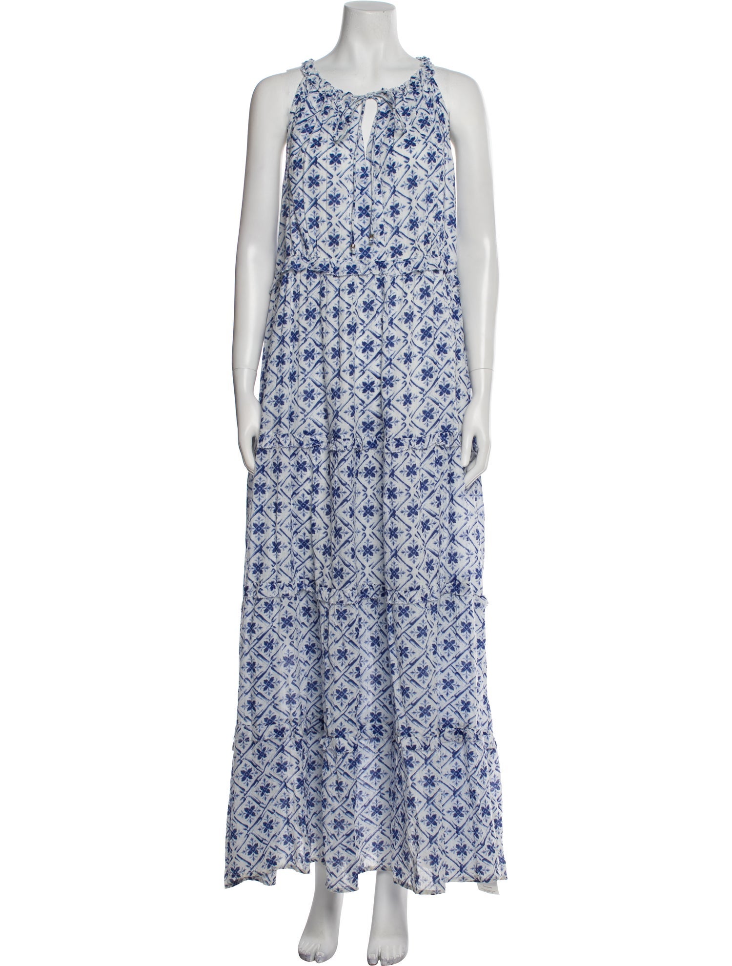 Caroline Constas Printed Long Dress