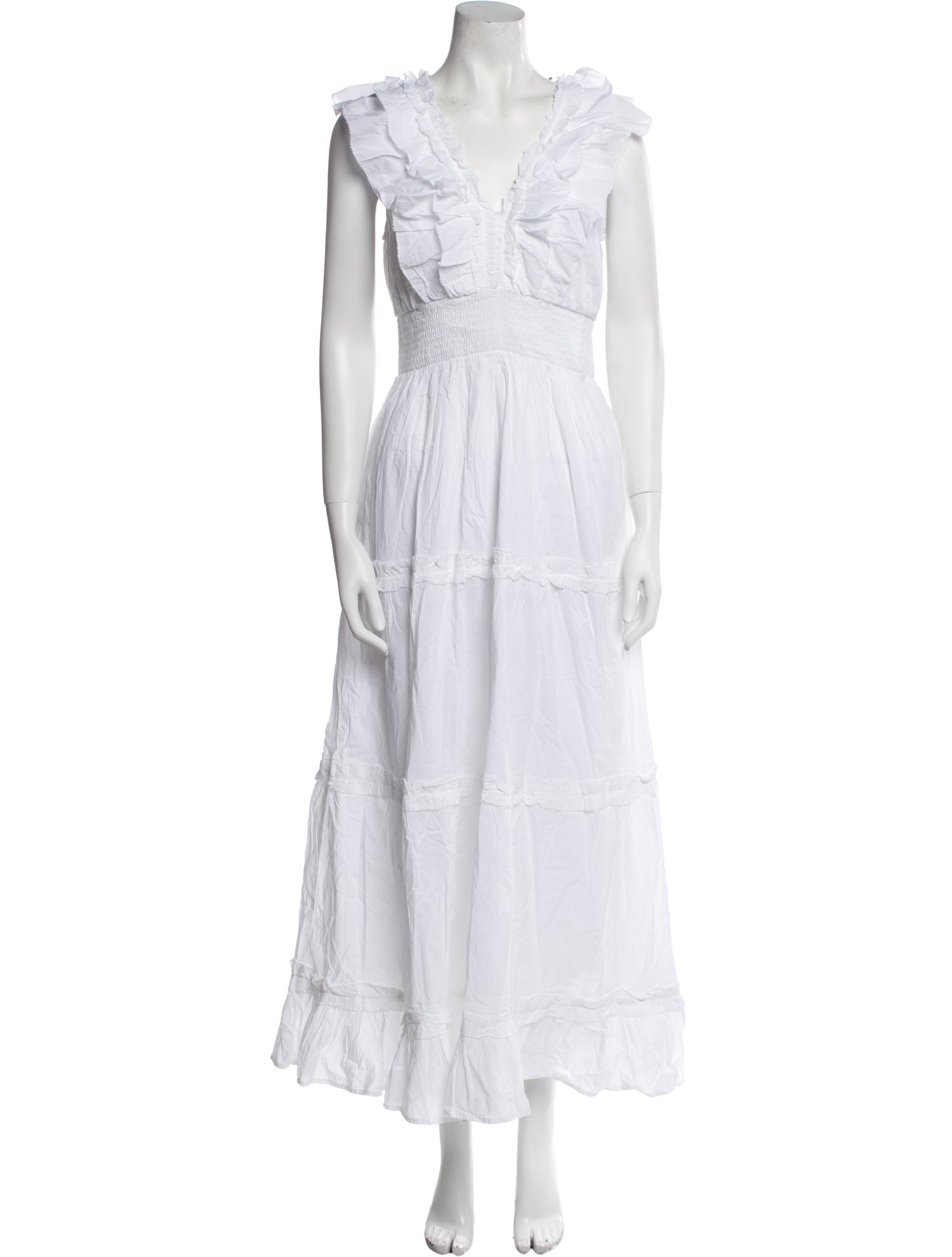 Caroline Constas V-Neck Long Dress