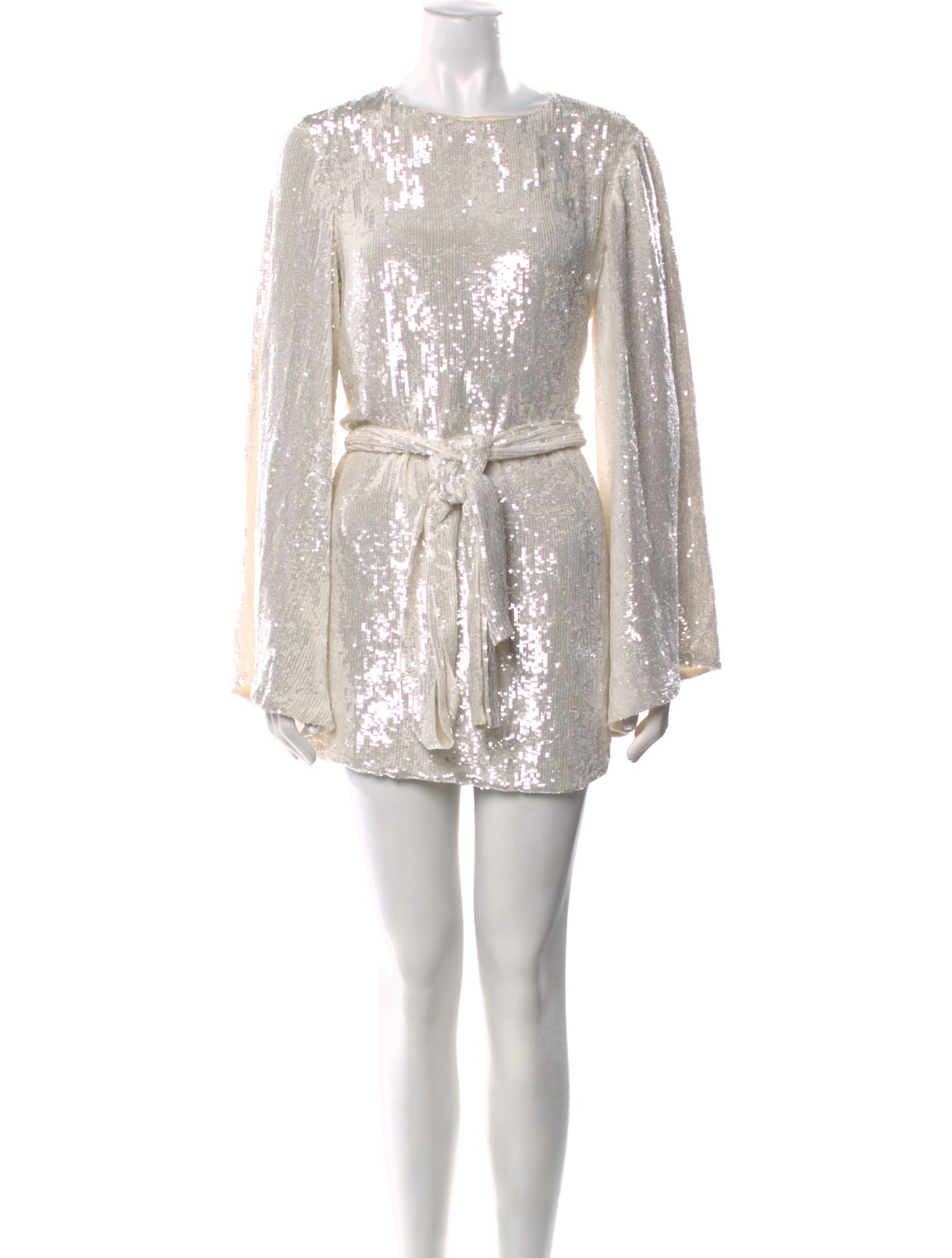 Caroline Constas Bateau Neckline Mini Dress