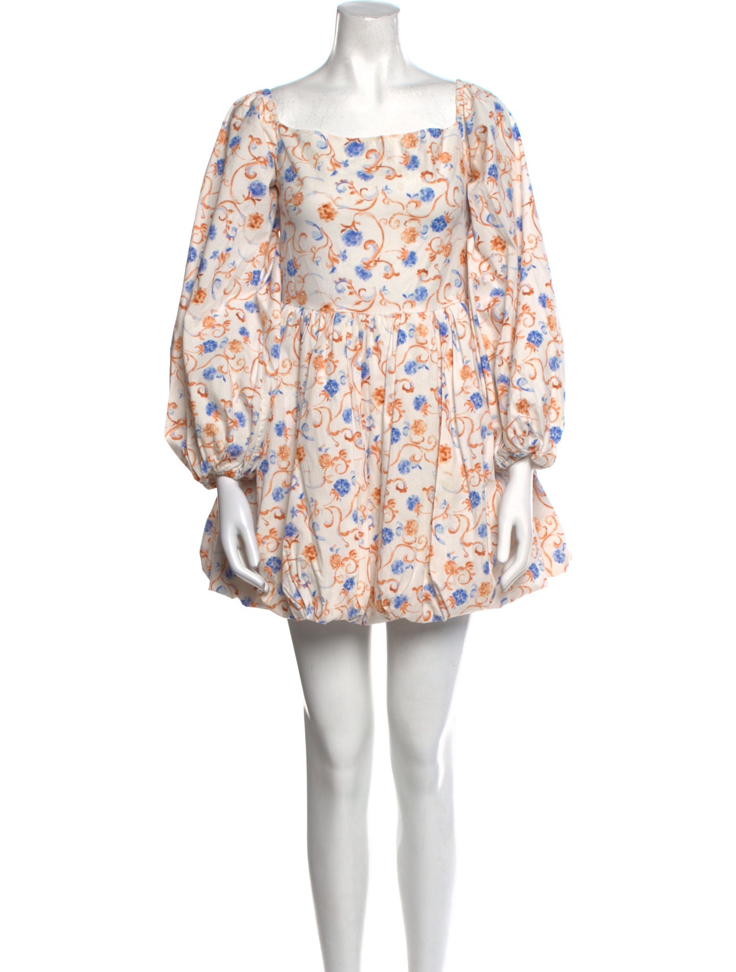 Caroline Constas Floral Print Mini Dress