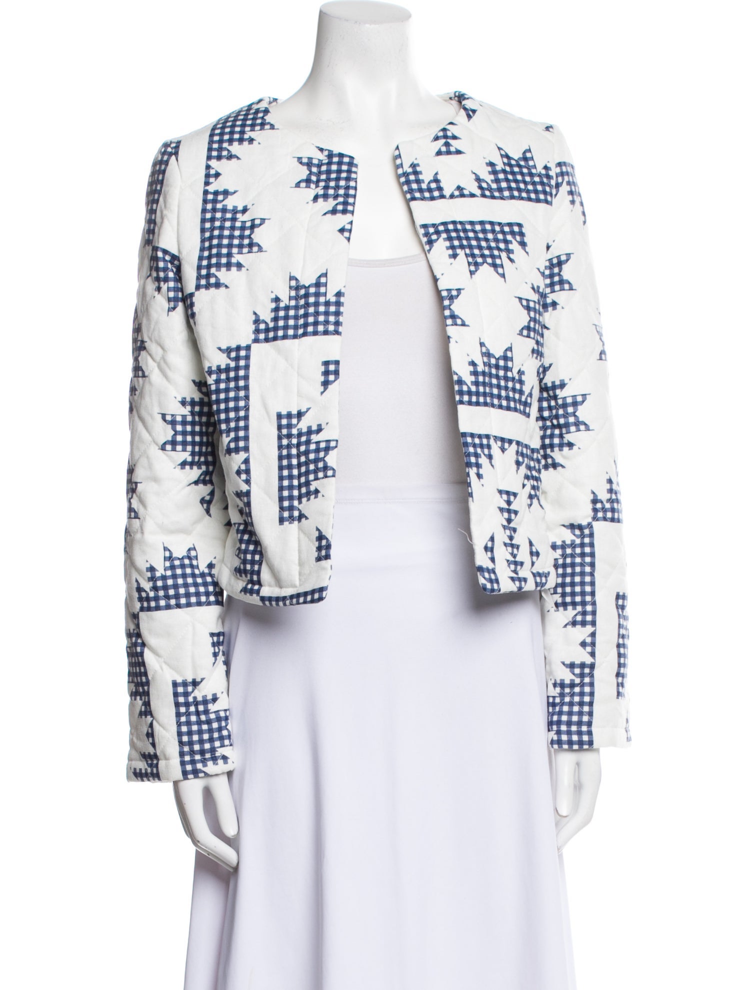 Caroline Constas Linen Printed Jacket w/ Tags