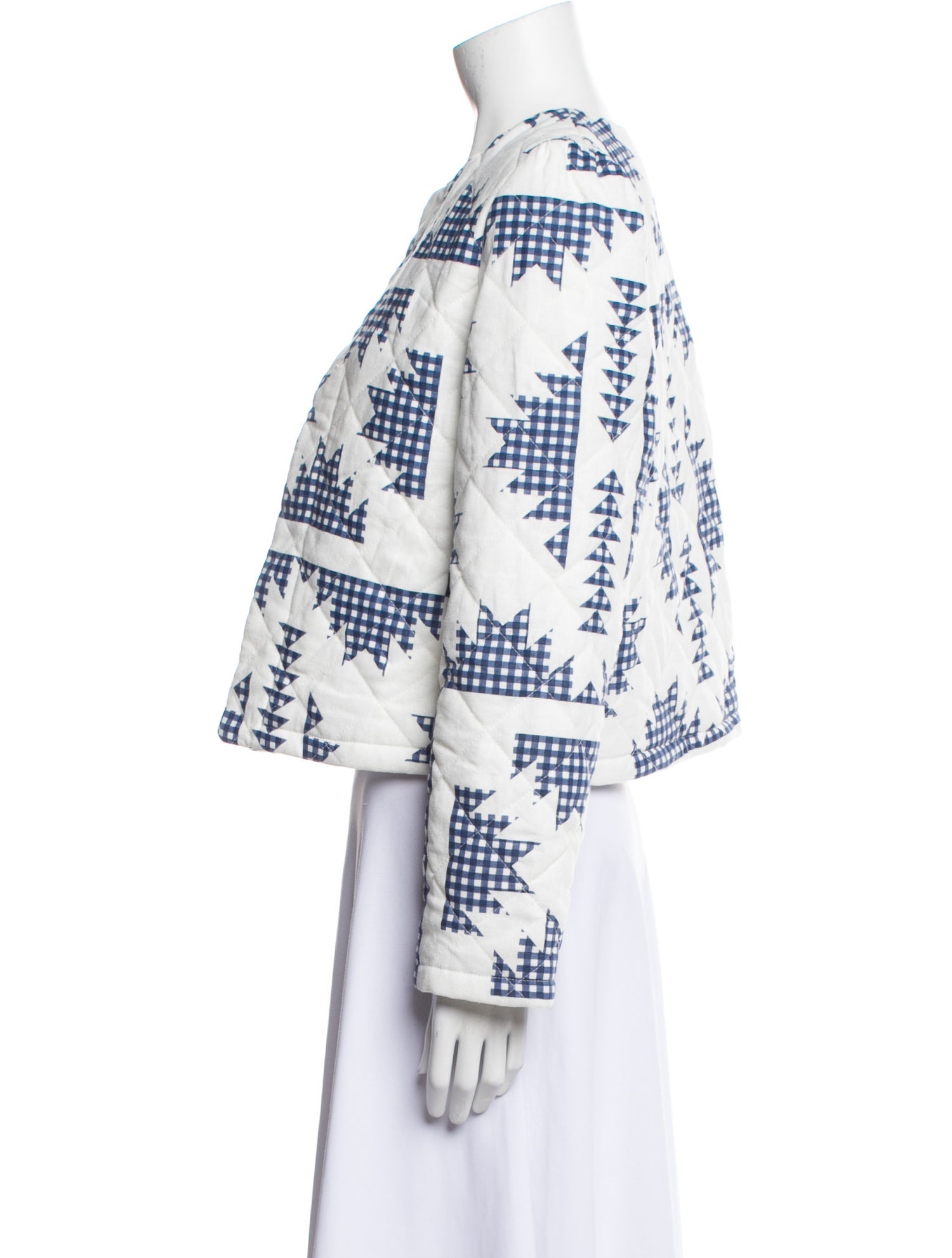 Caroline Constas Linen Printed Jacket w/ Tags