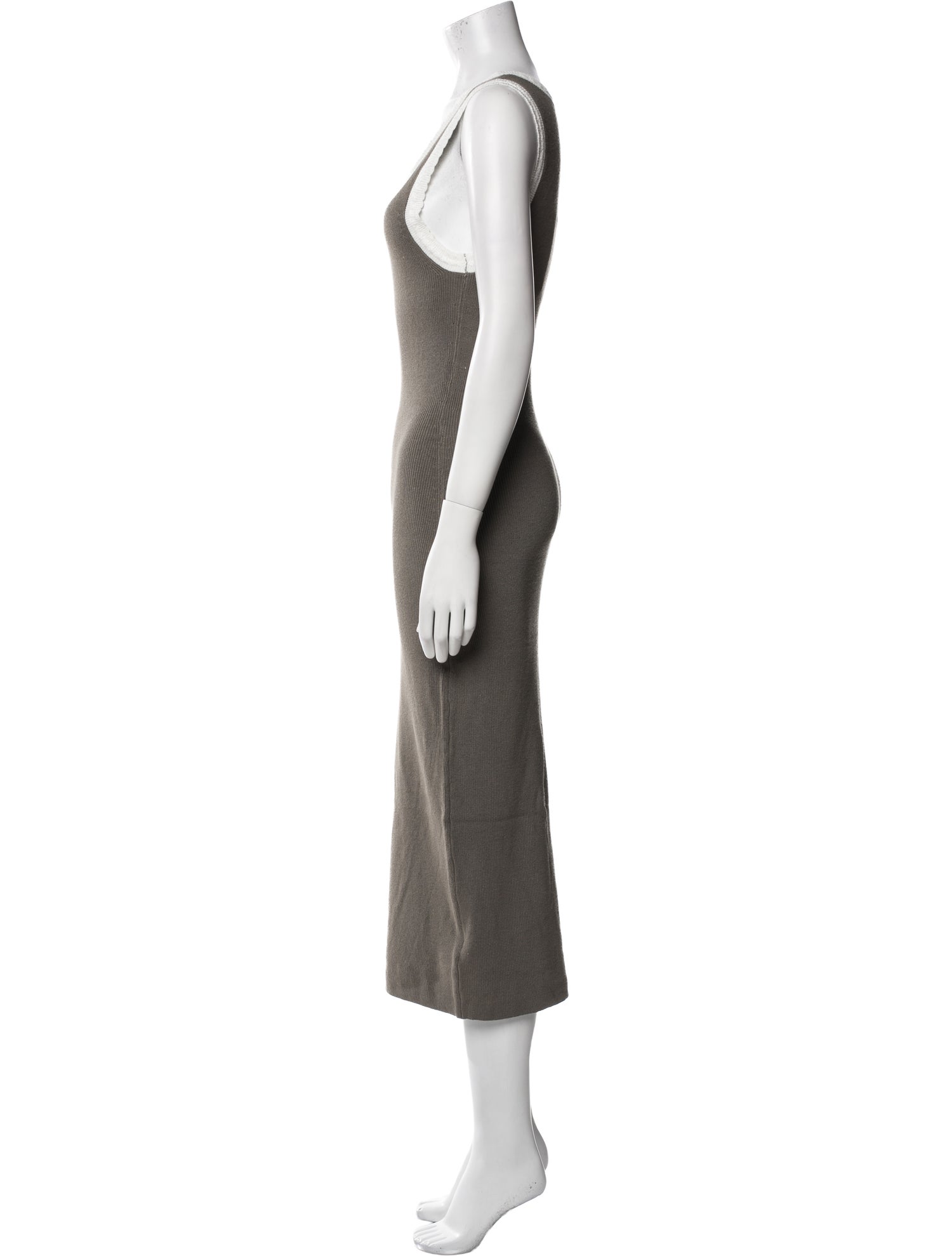Caroline Constas Scoop Neck Midi Length Dress w/ Tags