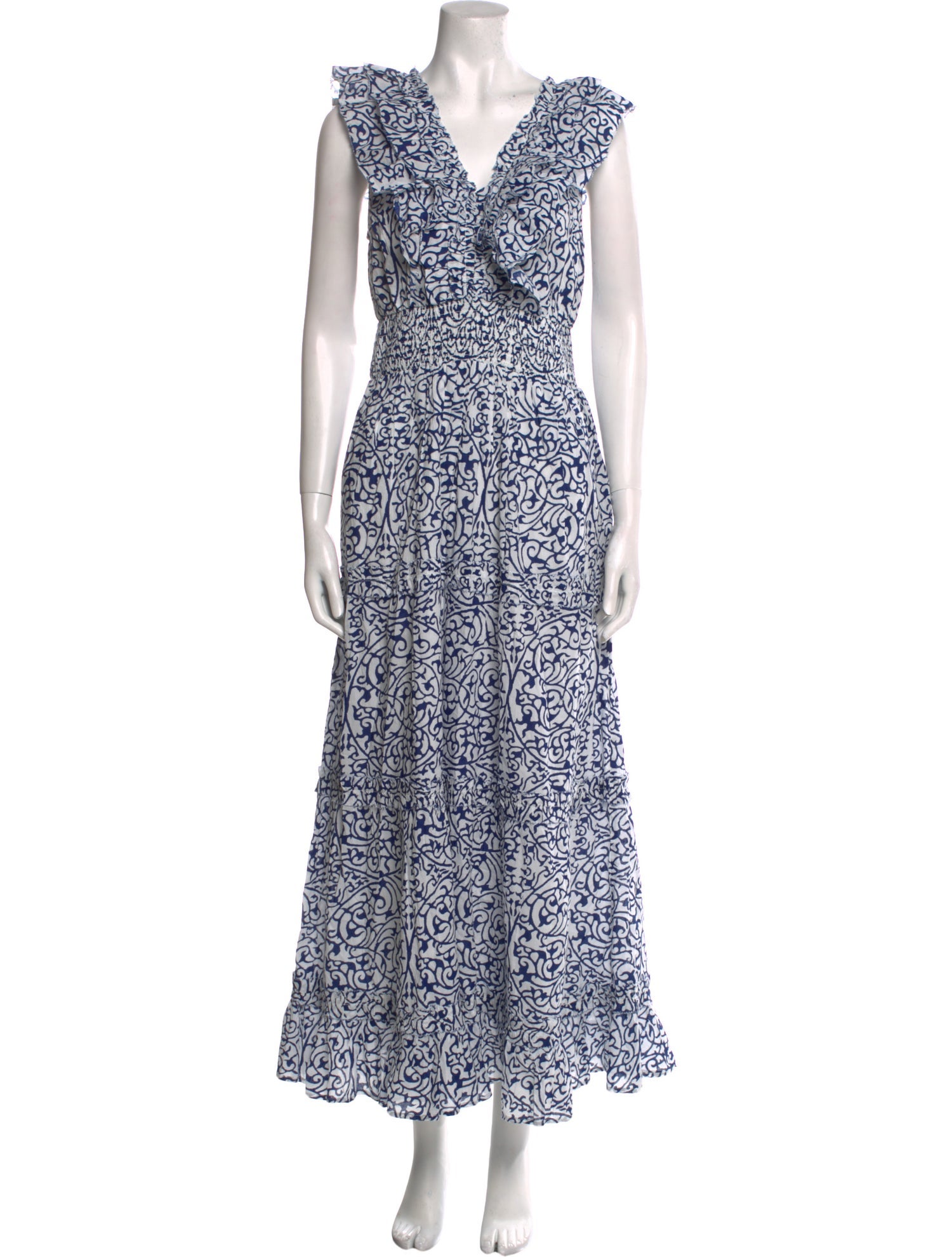 Caroline Constas Printed Long Dress w/ Tags
