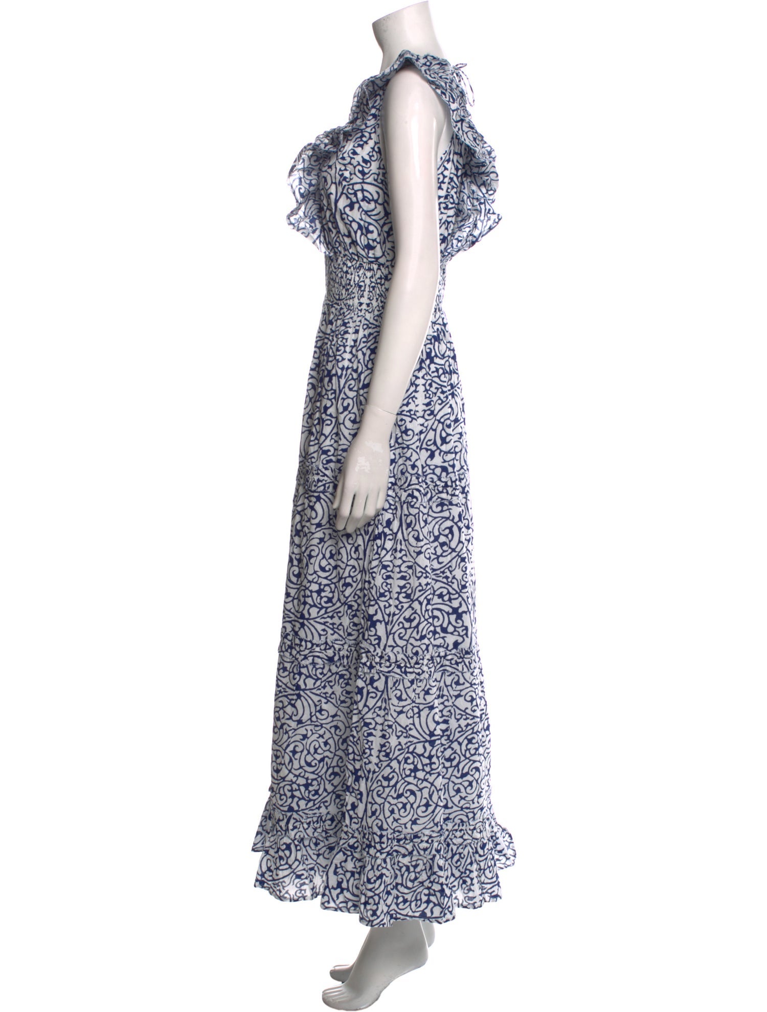 Caroline Constas Printed Long Dress w/ Tags