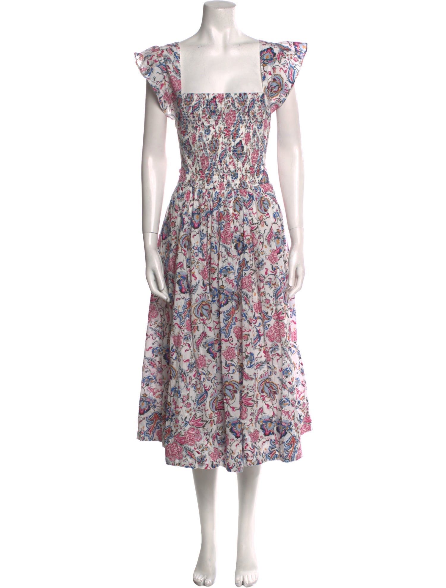 Caroline Constas Floral Print Long Dress w/ Tags