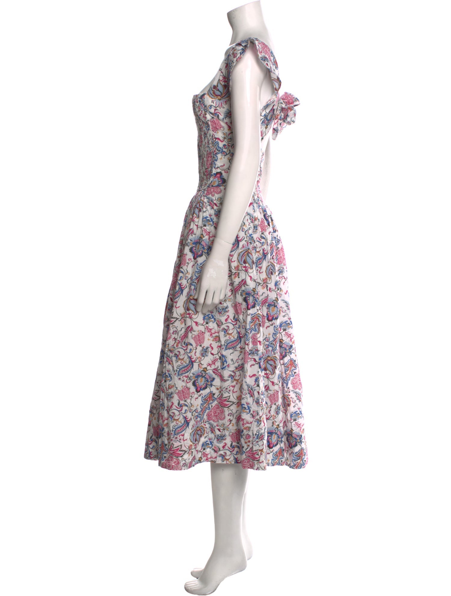 Caroline Constas Floral Print Long Dress w/ Tags