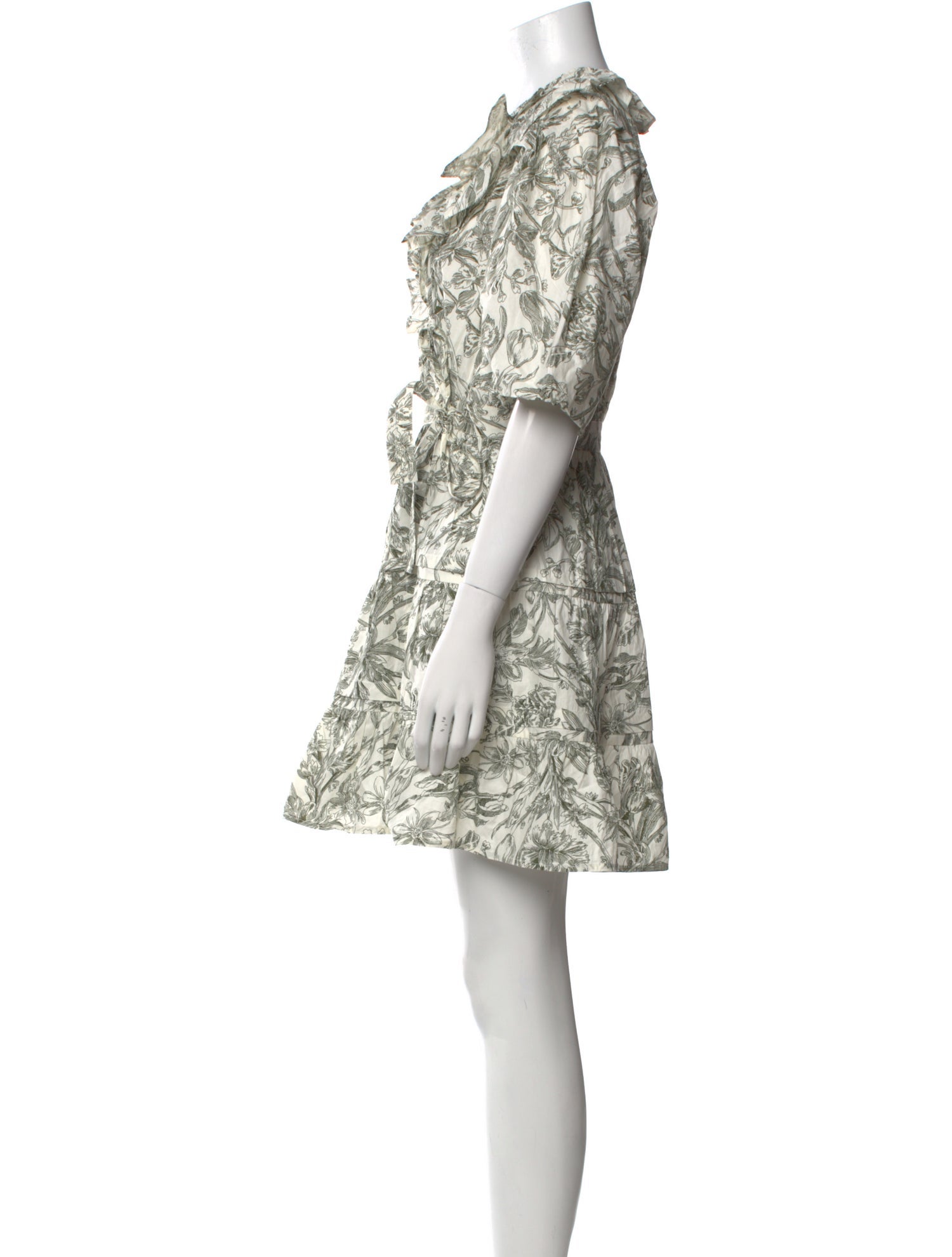 Caroline Constas Printed Mini Dress