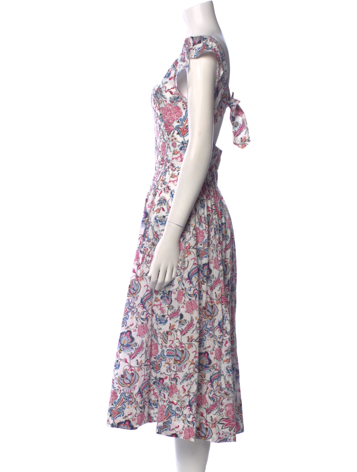Caroline Constas Floral Print Long Dress w/ Tags
