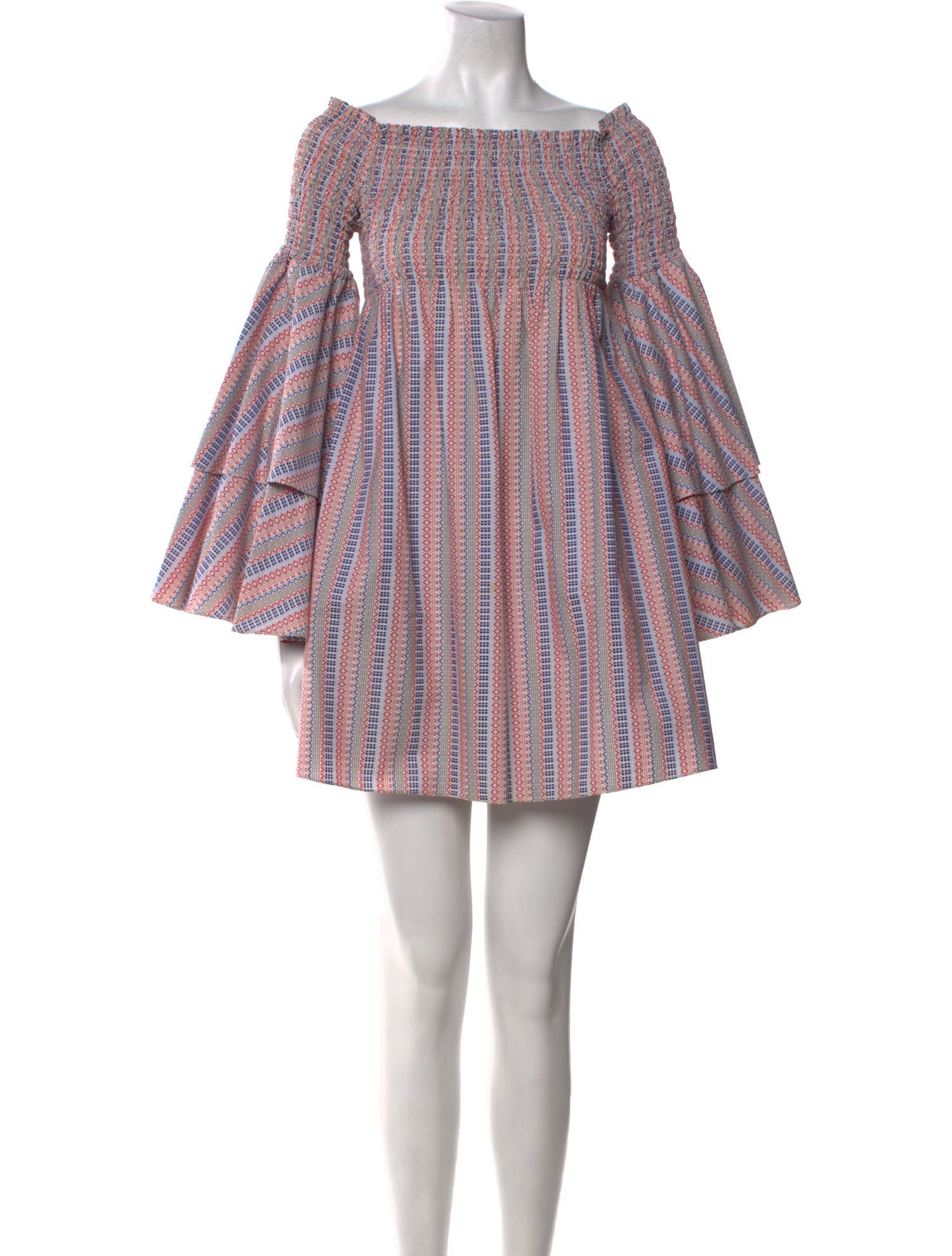 Caroline Constas Striped Mini Dress