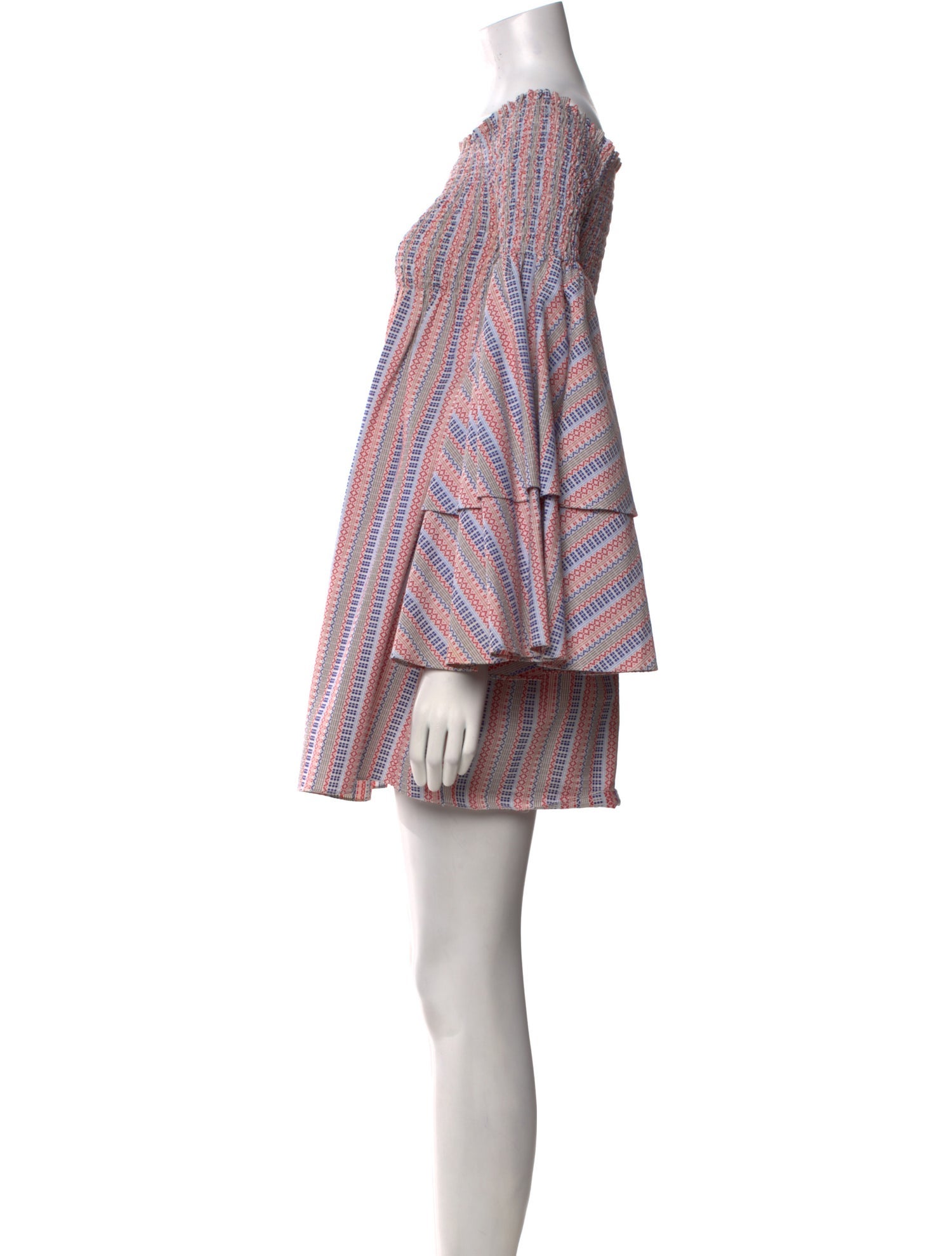 Caroline Constas Striped Mini Dress