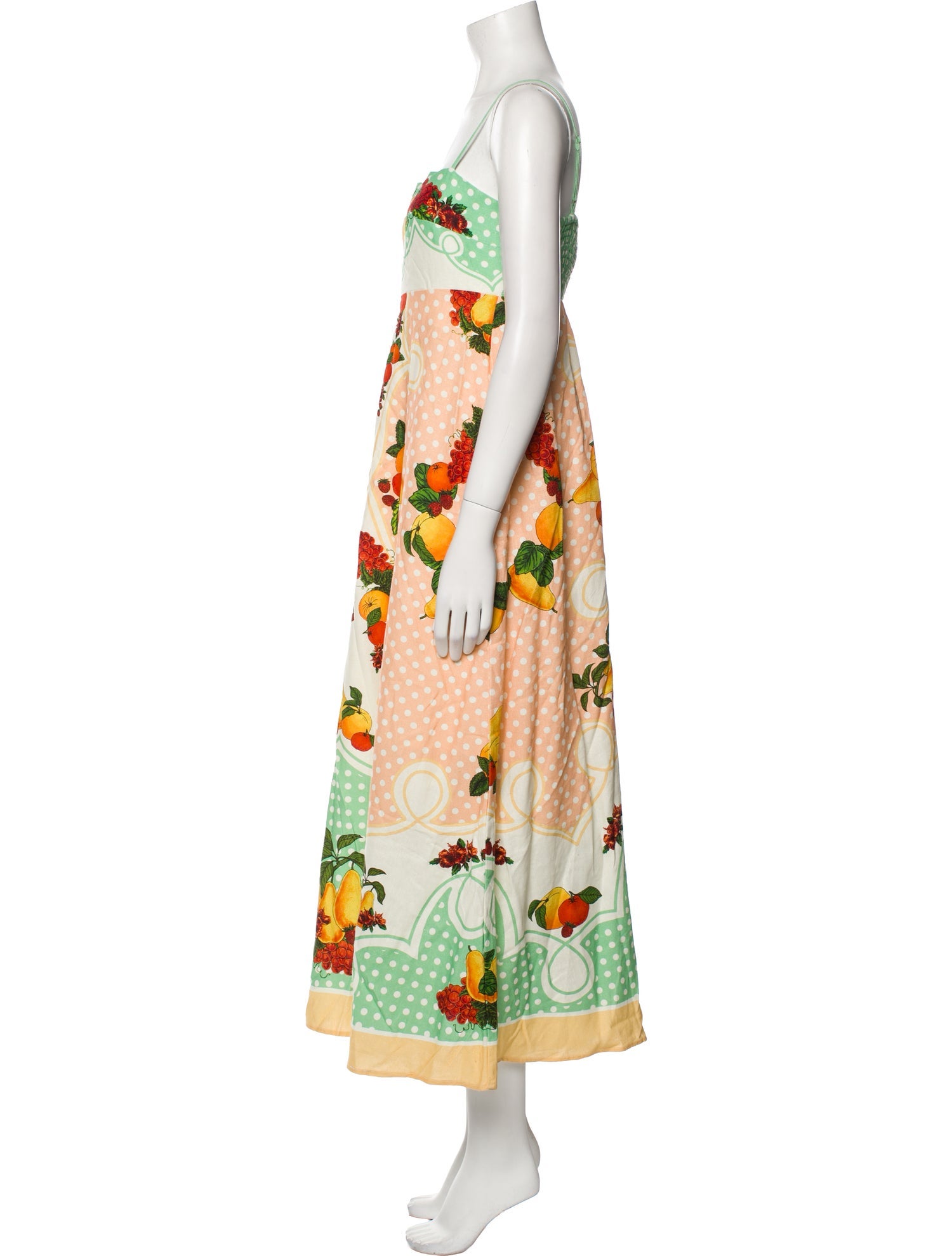 Caroline Constas Floral Print Long Dress w/ Tags