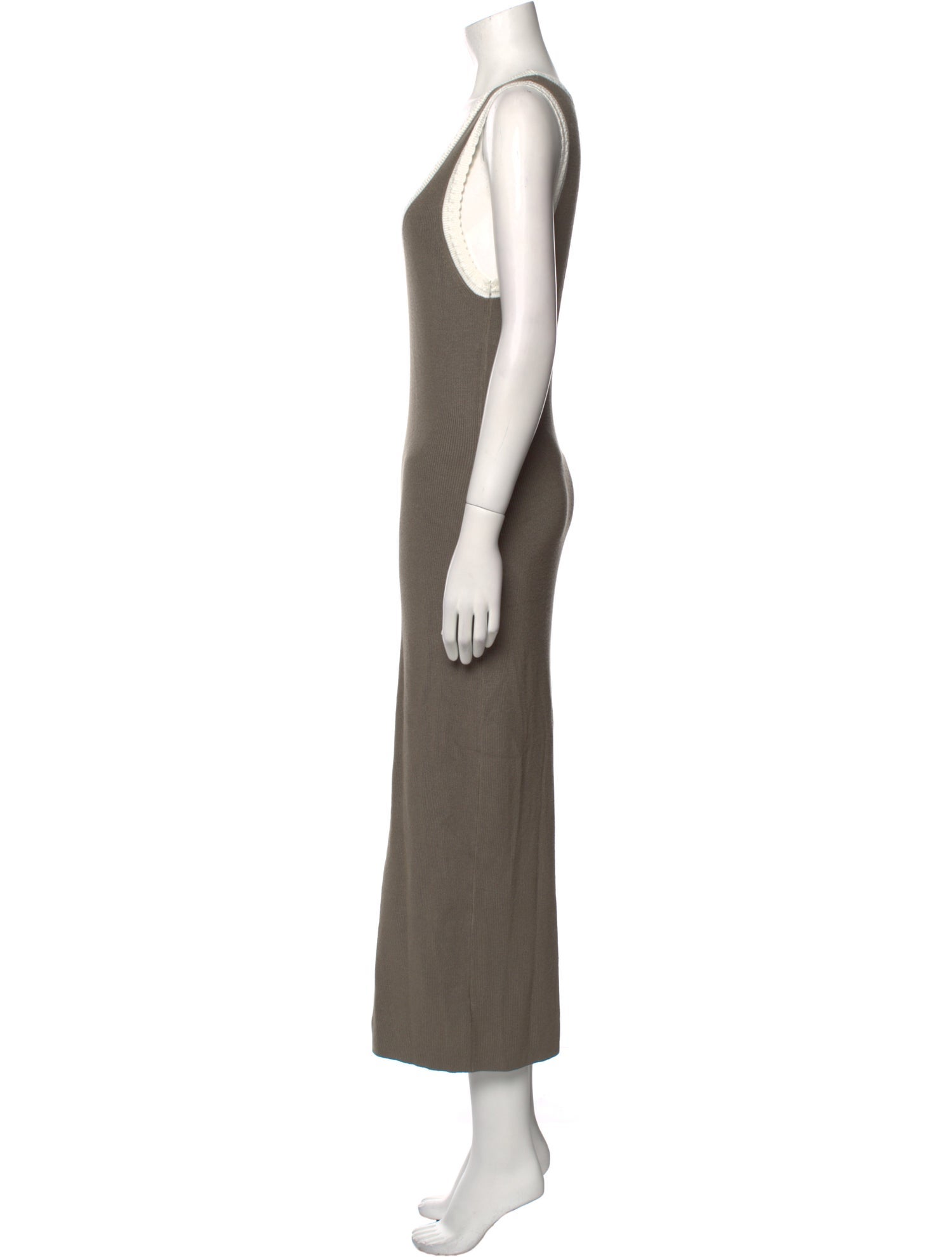 Caroline Constas Scoop Neck Midi Length Dress w/ Tags
