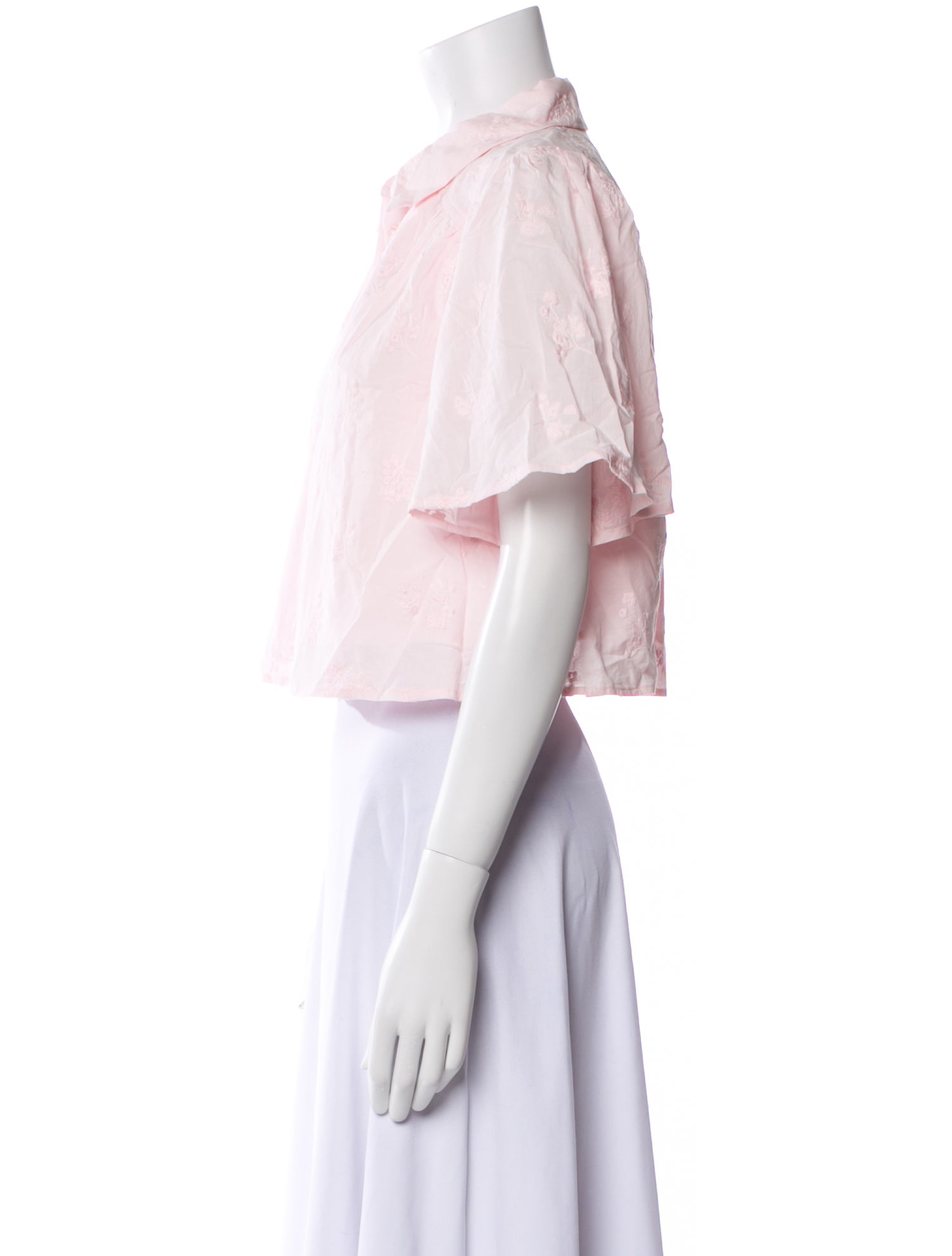 Caroline Constas Short Sleeve Crop Top w/ Tags