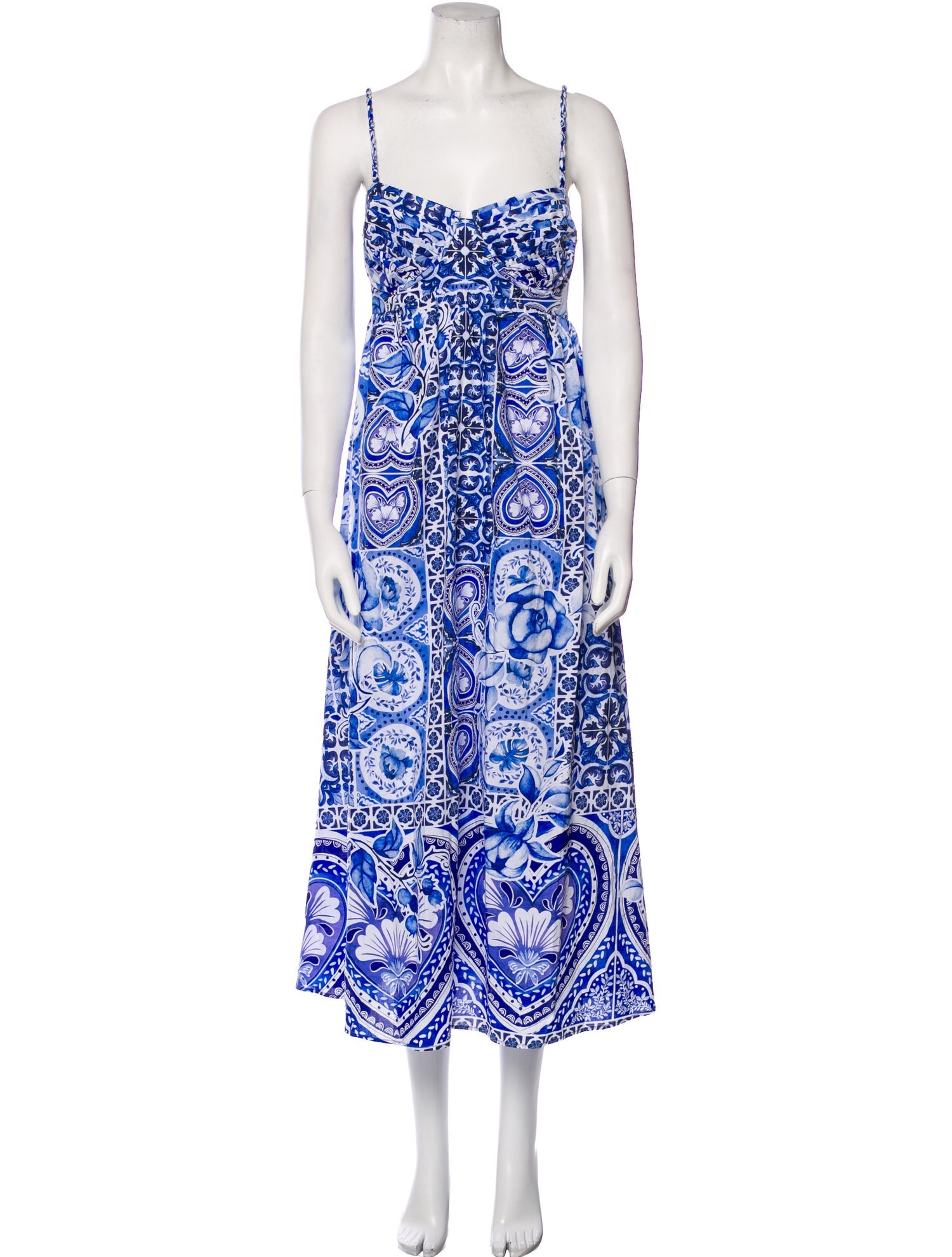 Caroline Constas Paisley Print Long Dress w/ Tags
