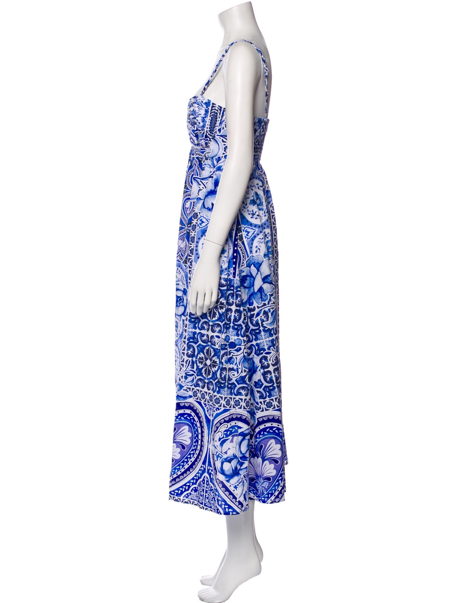 Caroline Constas Paisley Print Long Dress w/ Tags