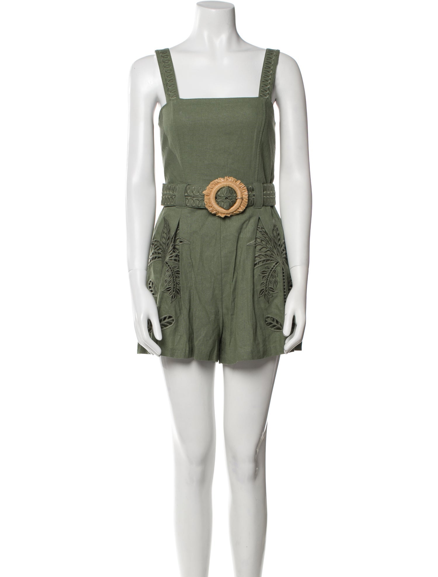 Caroline Constas Square Neckline Romper w/ Tags