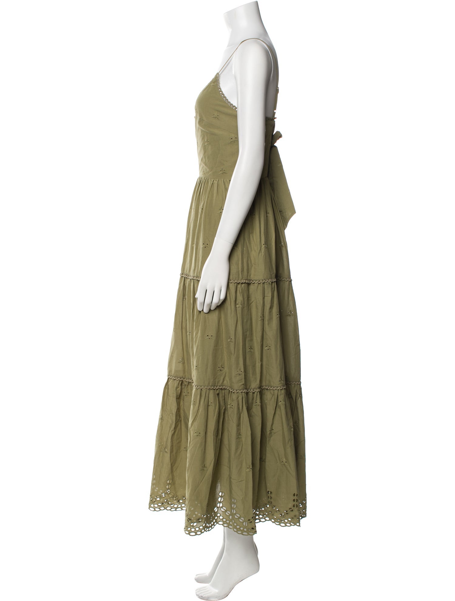 Caroline Constas V-Neck Long Dress