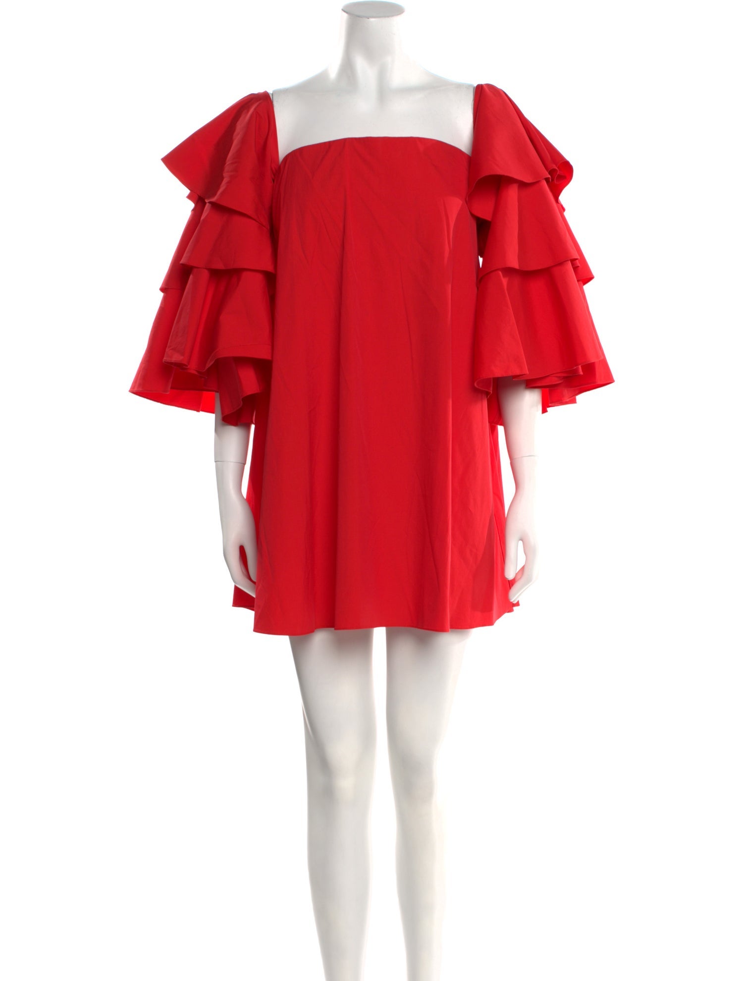 Caroline Constas Off-The-Shoulder Mini Dress