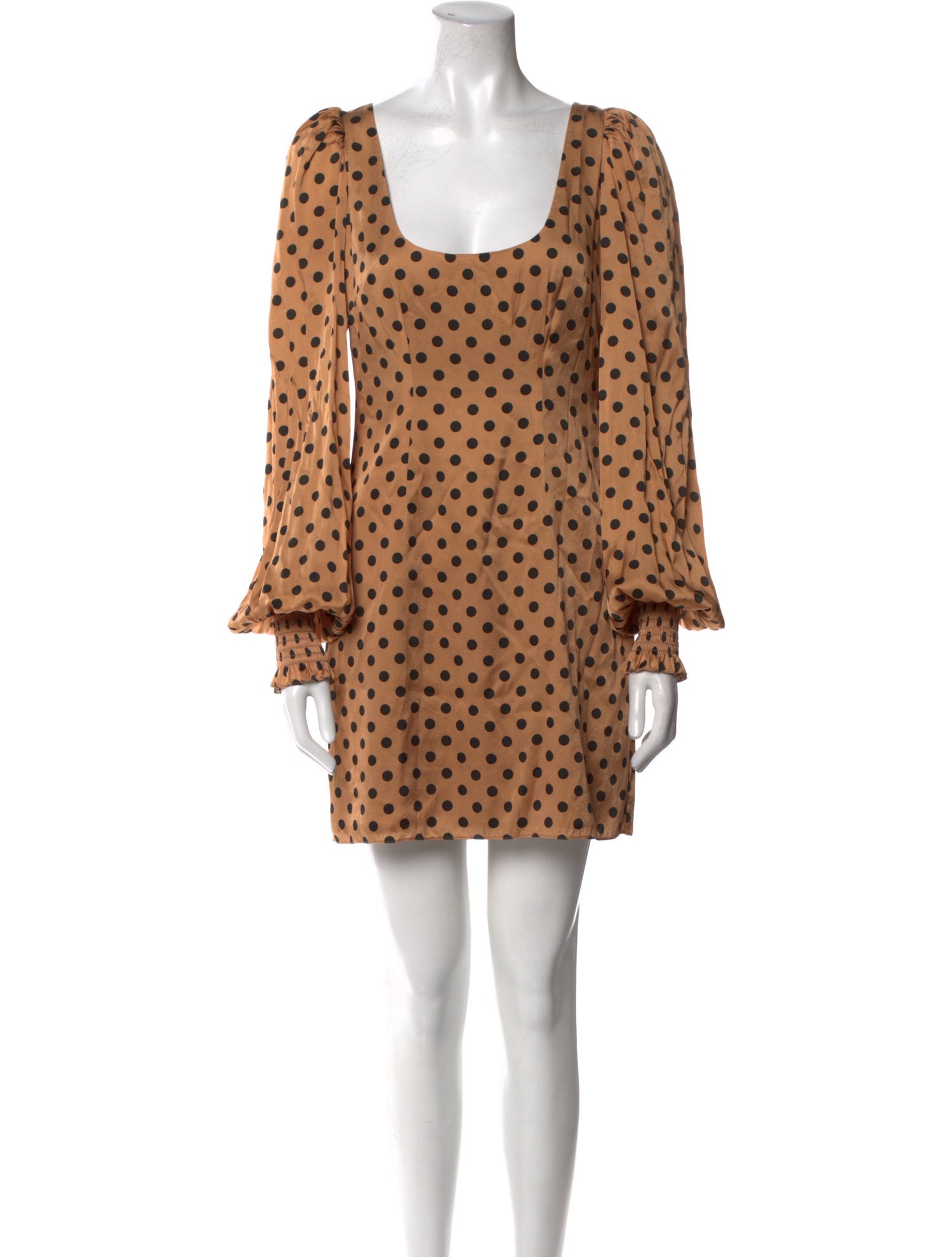 Caroline Constas Polka Dot Print Mini Dress
