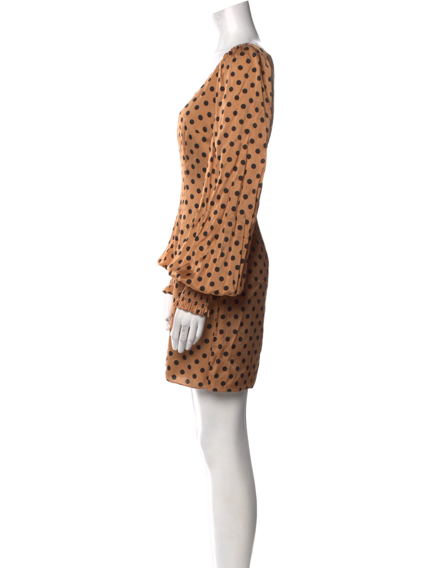 Caroline Constas Polka Dot Print Mini Dress