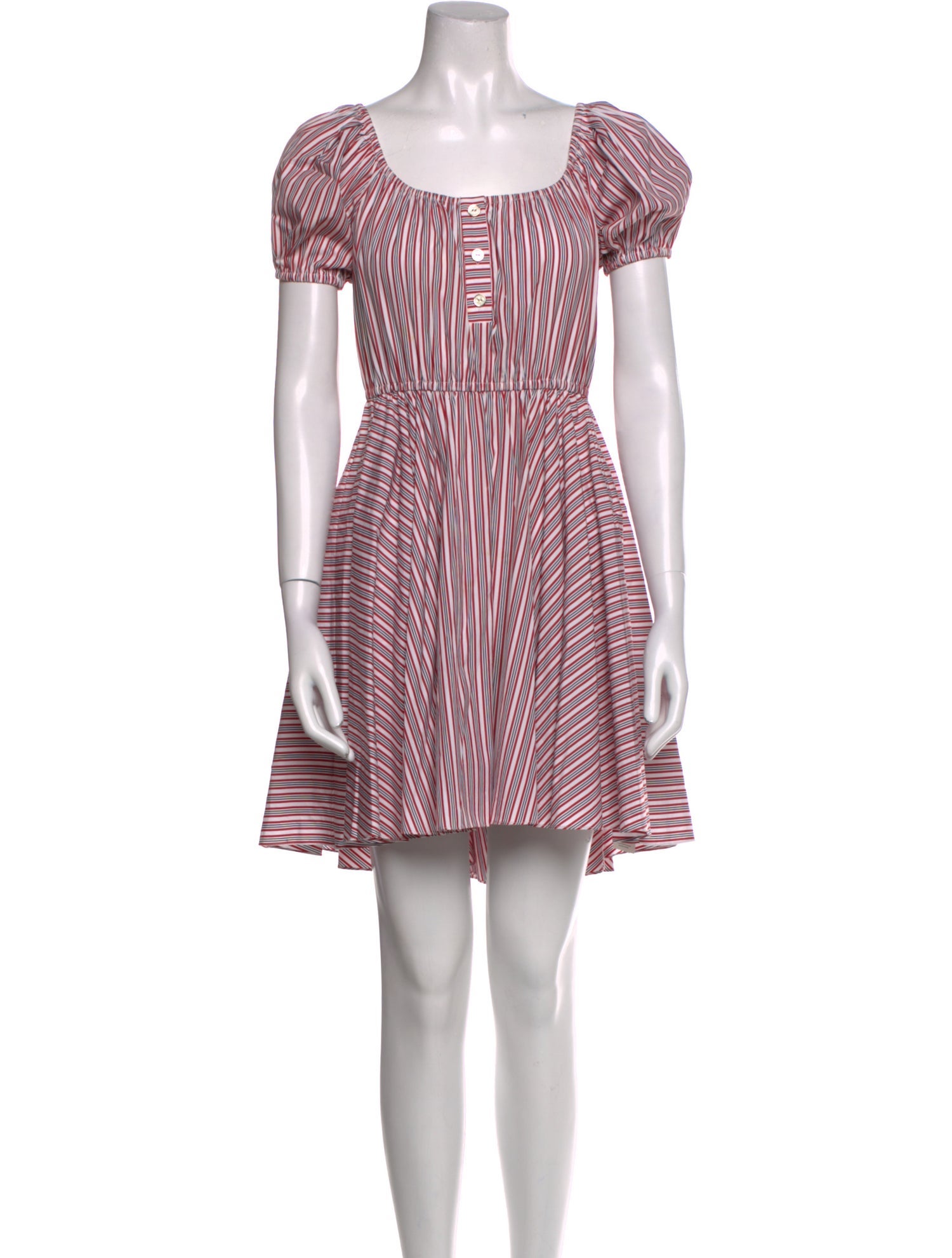 Caroline Constas Striped Mini Dress