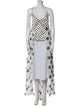 Caroline Constas Silk Polka Dot Print Tunic
