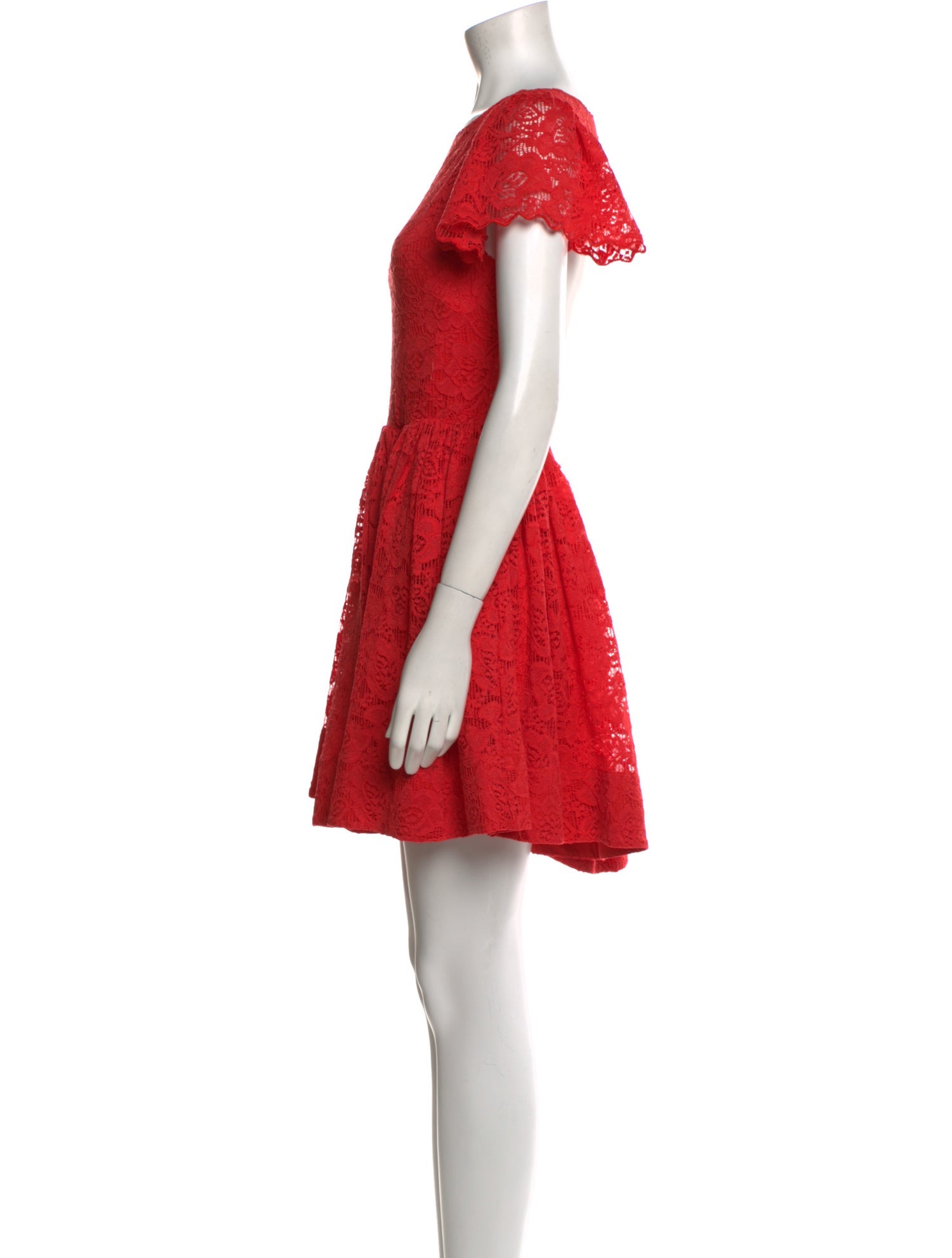 Caroline Constas Lace Pattern Mini Dress w/ Tags