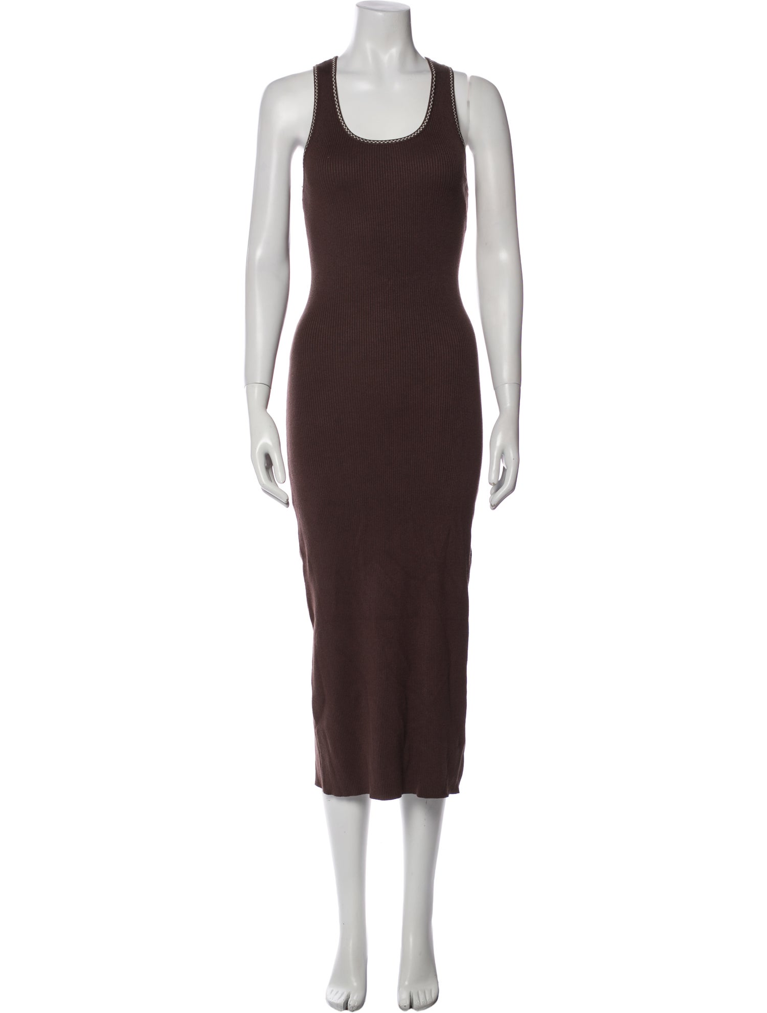 Caroline Constas Scoop Neck Midi Length Dress w/ Tags