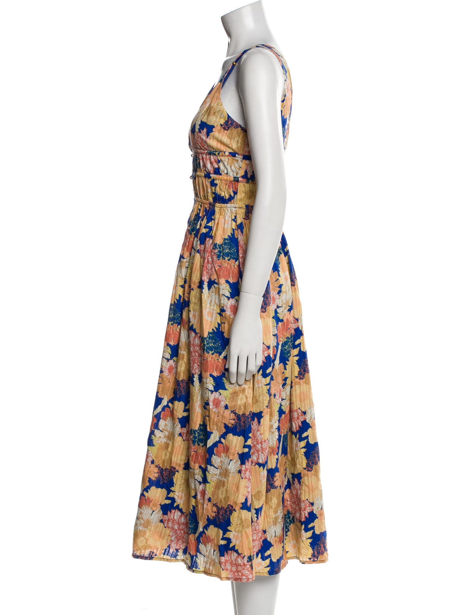 Caroline Constas Floral Print Long Dress w/ Tags