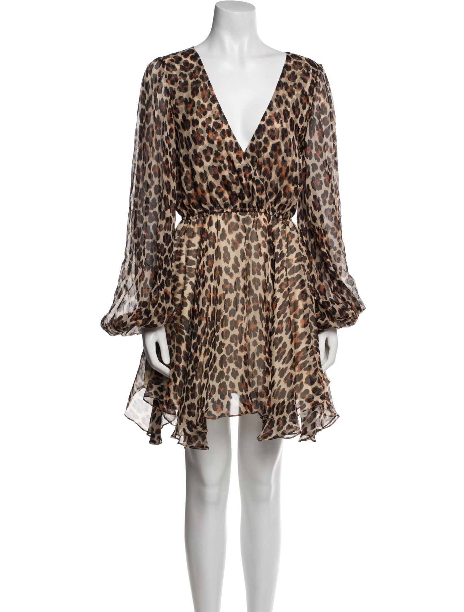 Caroline Constas Silk Mini Dress