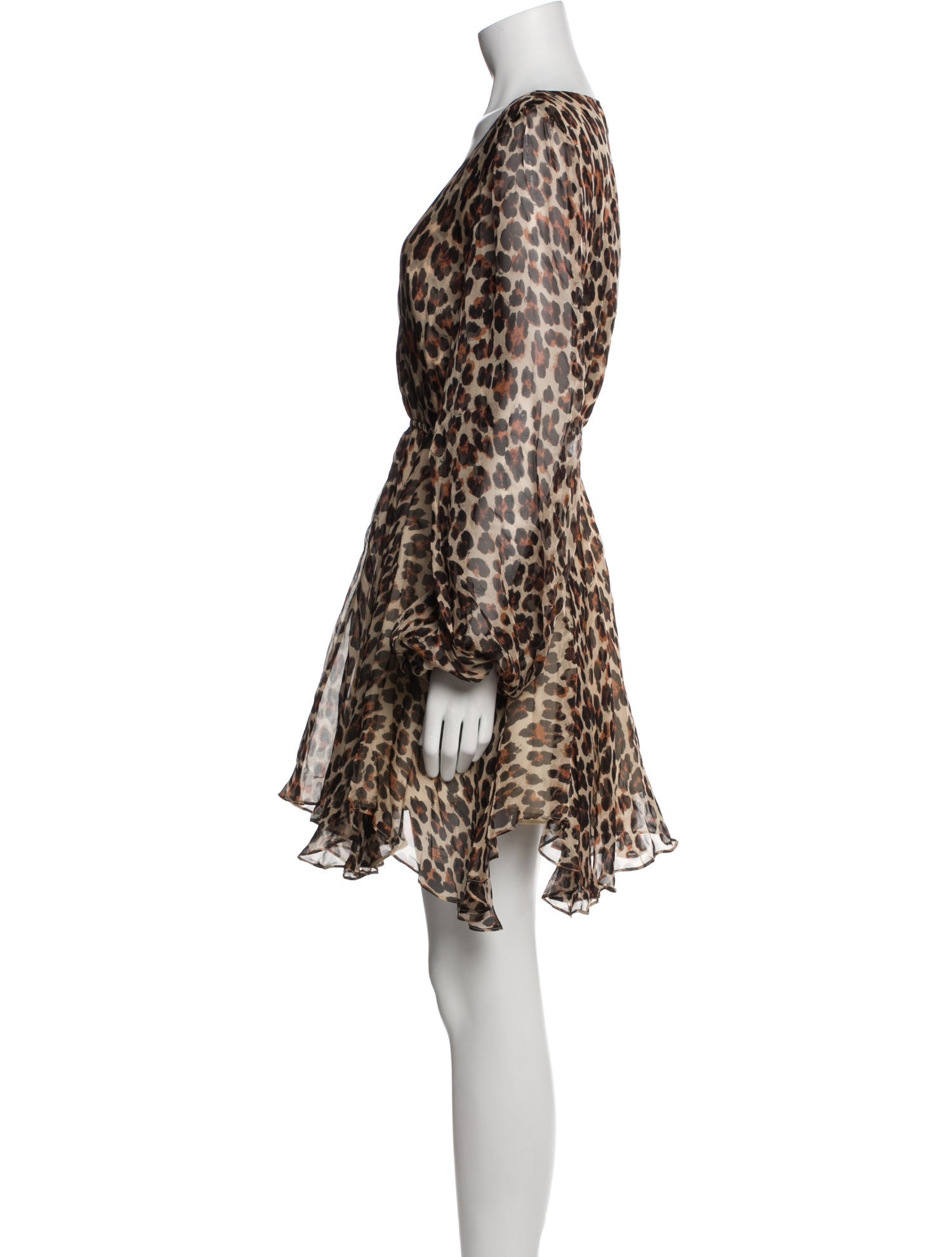 Caroline Constas Silk Mini Dress