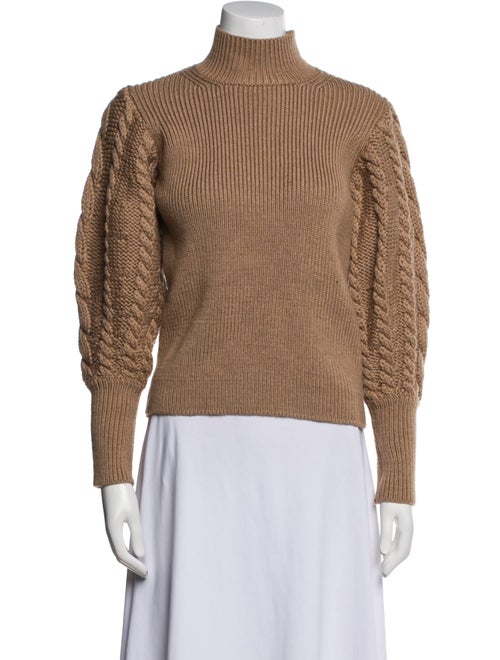 Caroline Constas Merino Wool Turtleneck Sweater