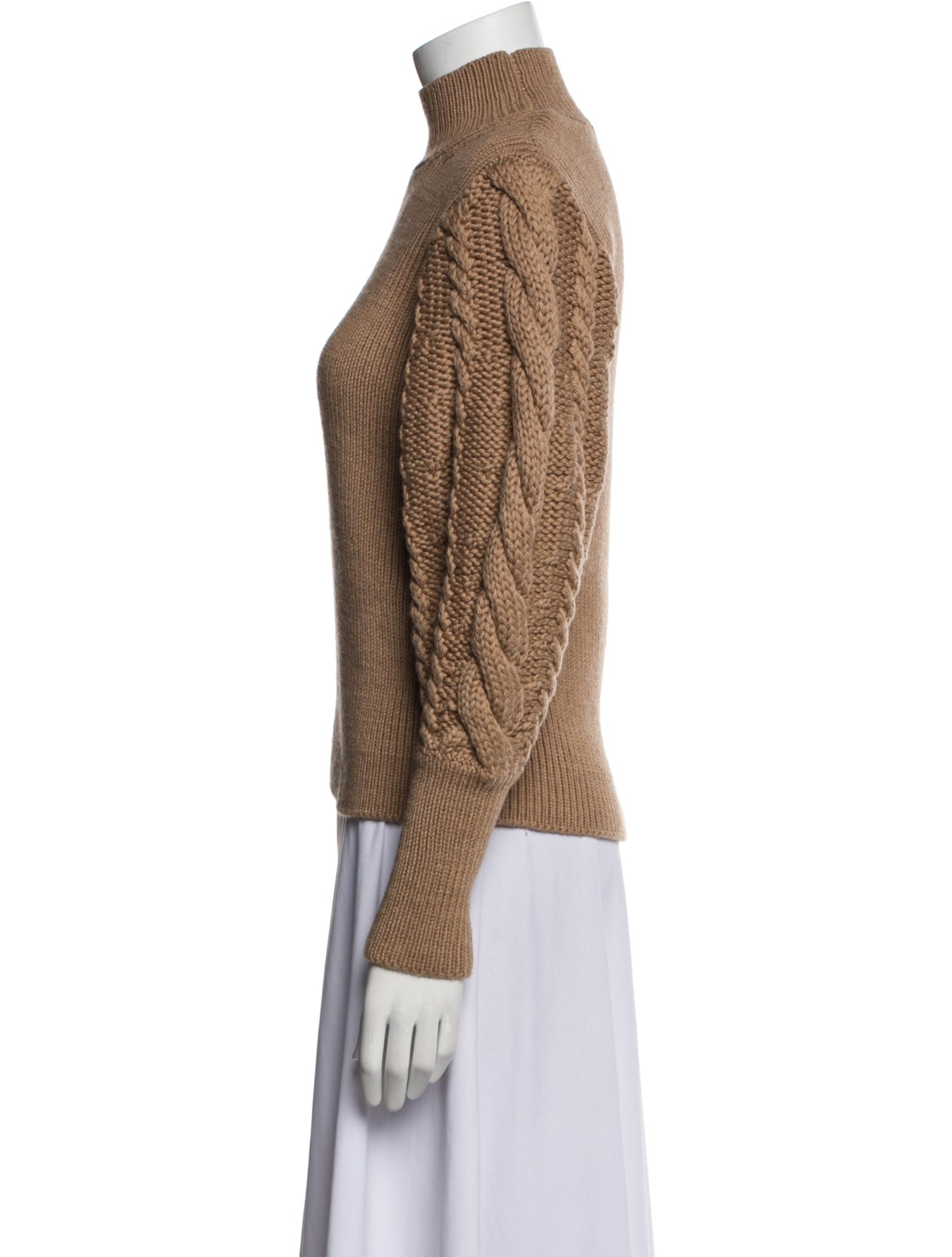 Caroline Constas Merino Wool Turtleneck Sweater