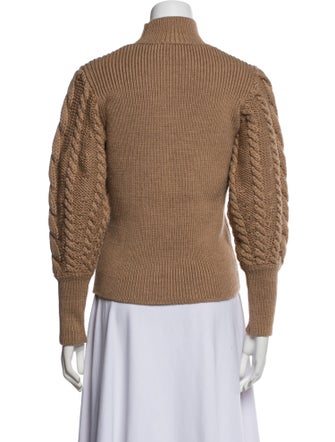 Caroline Constas Merino Wool Turtleneck Sweater
