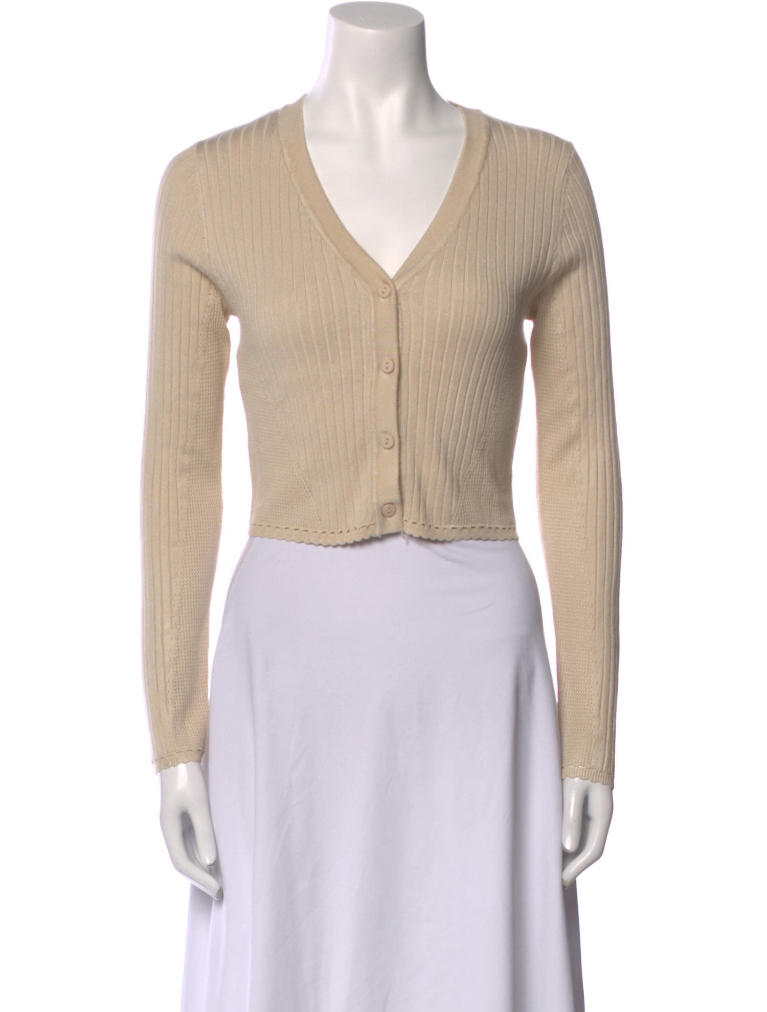 Caroline Constas Cashmere V-Neck Sweater w/ Tags