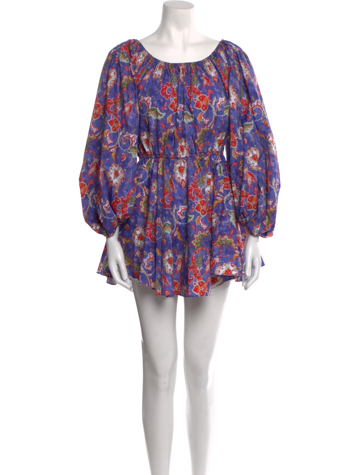 Caroline Constas Floral Print Mini Dress