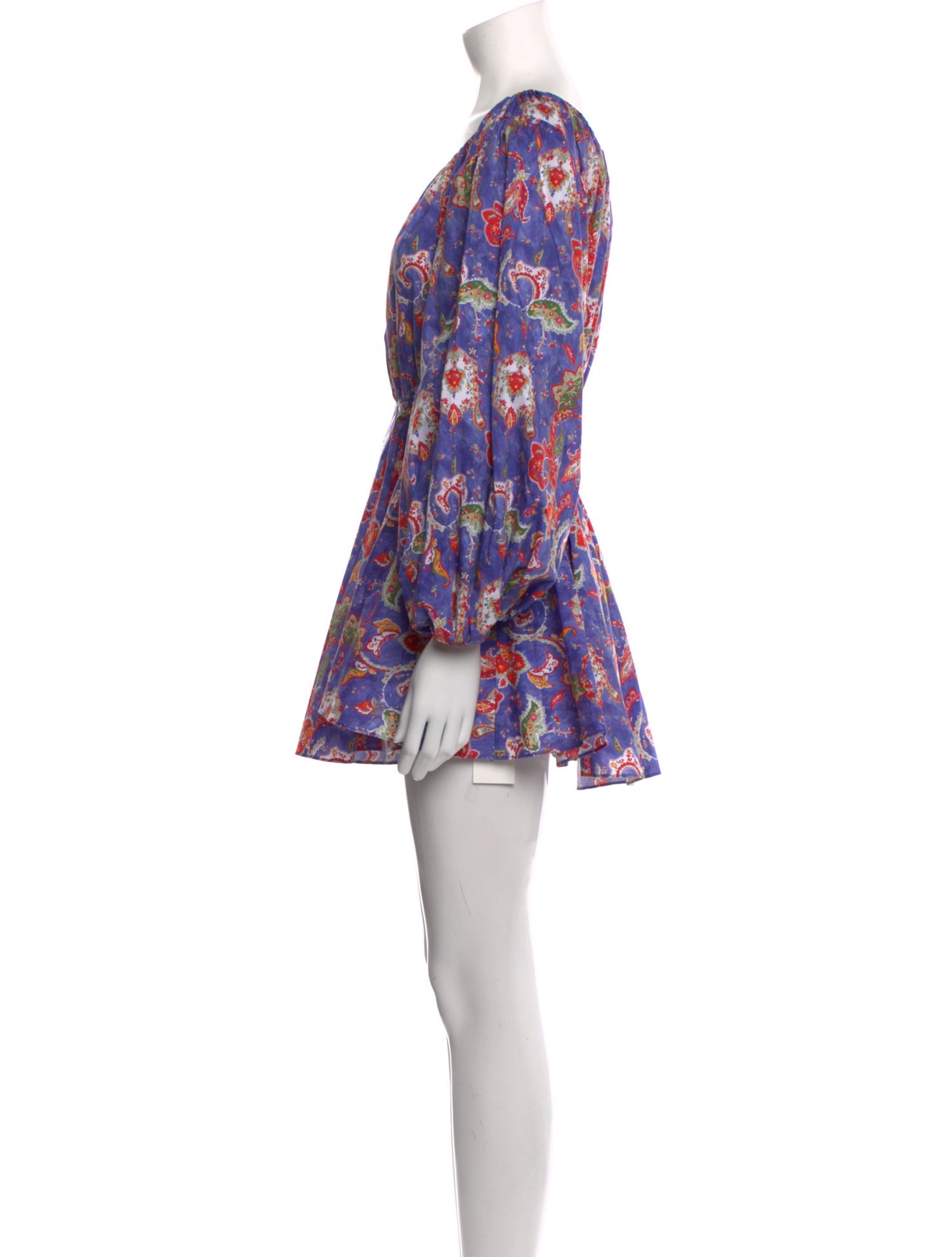 Caroline Constas Floral Print Mini Dress