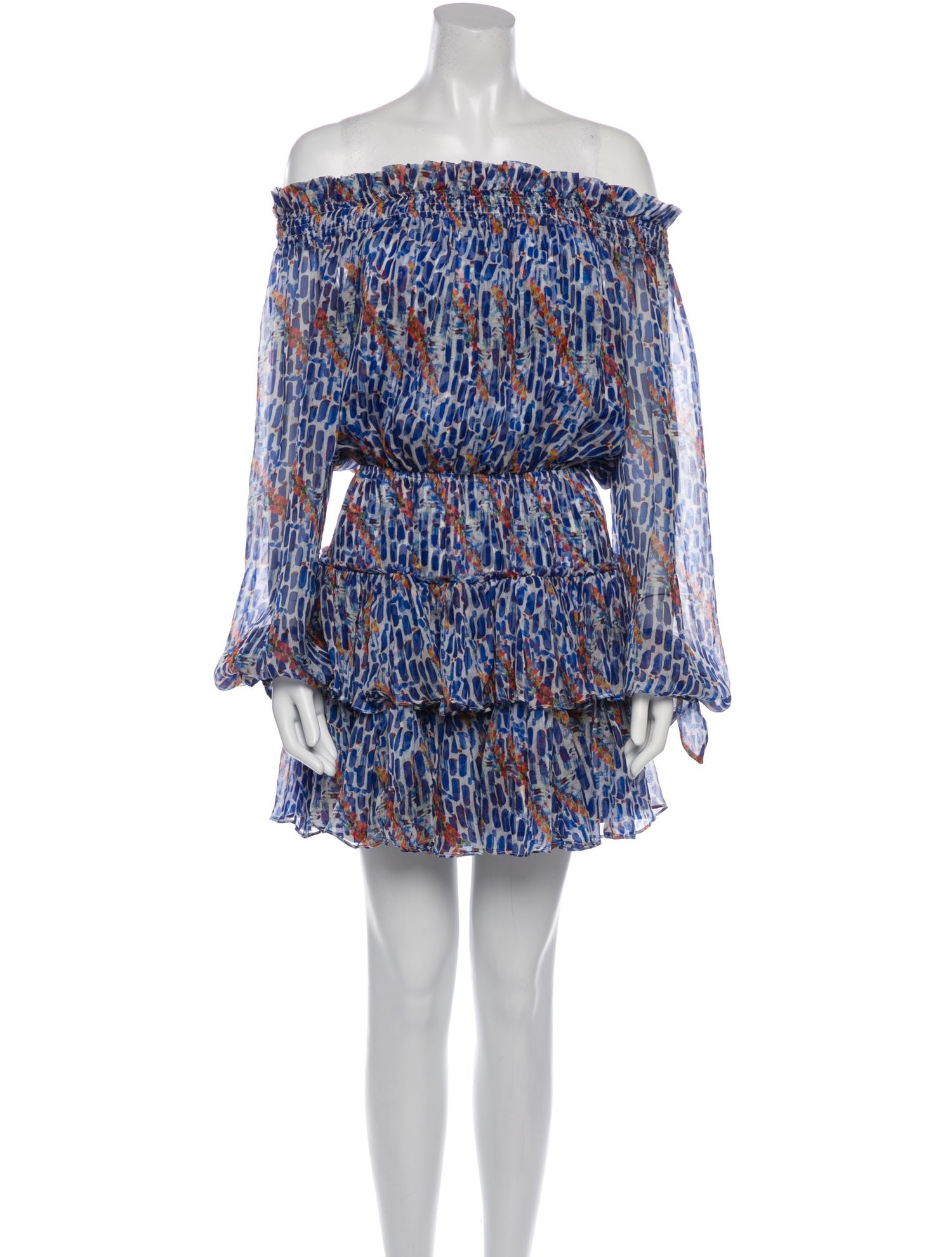 Caroline Constas Silk Mini Dress