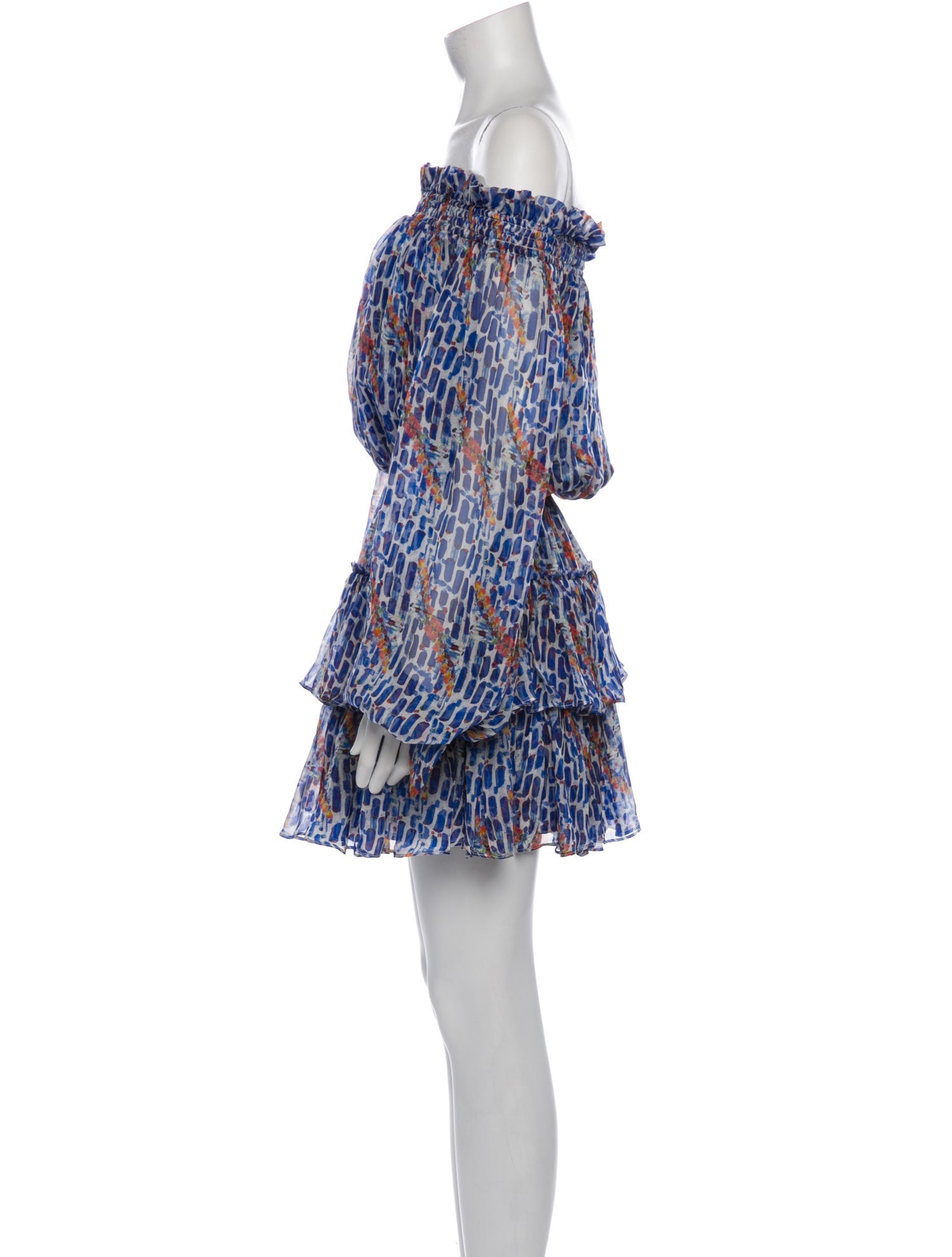 Caroline Constas Silk Mini Dress