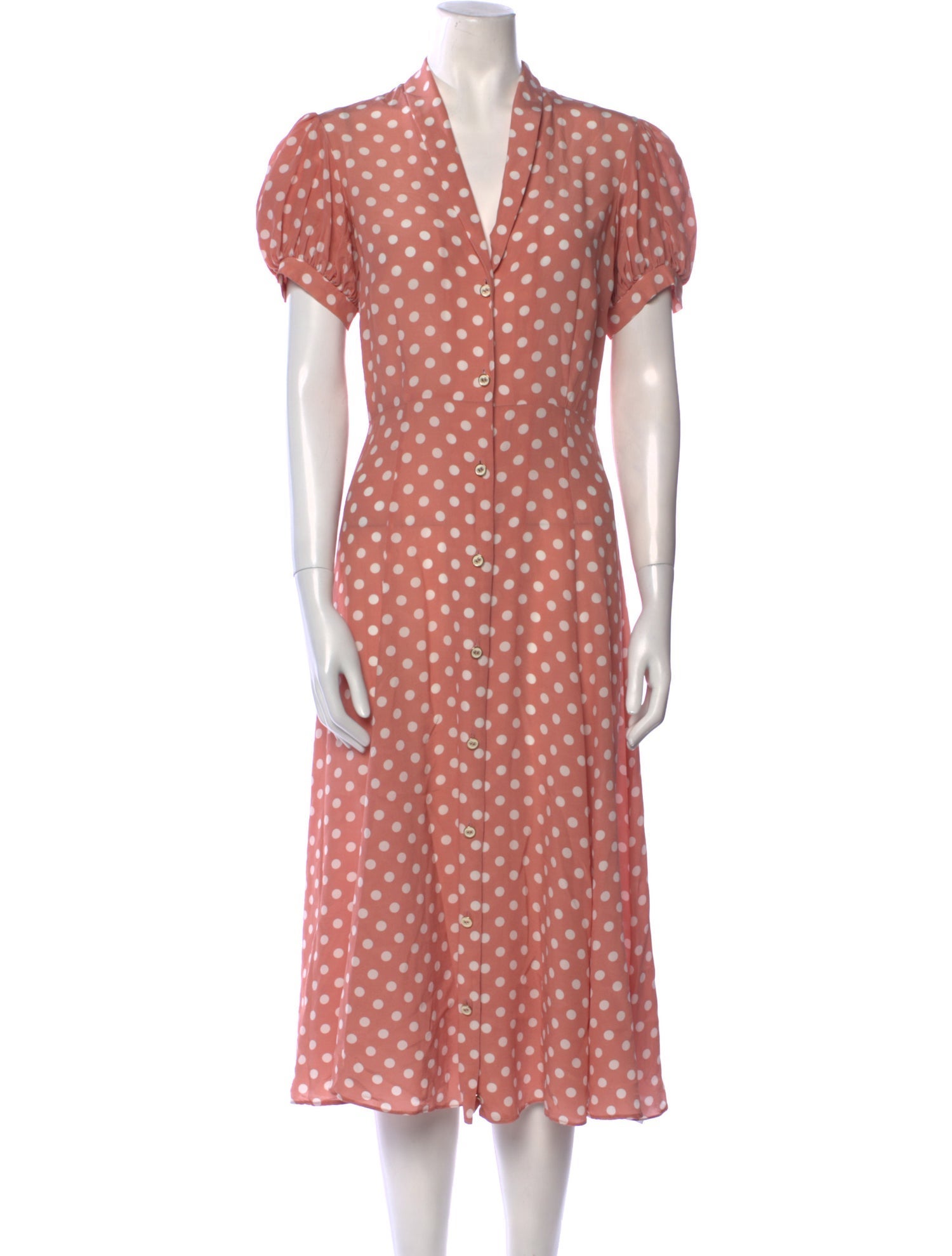 Caroline Constas Silk Midi Length Dress